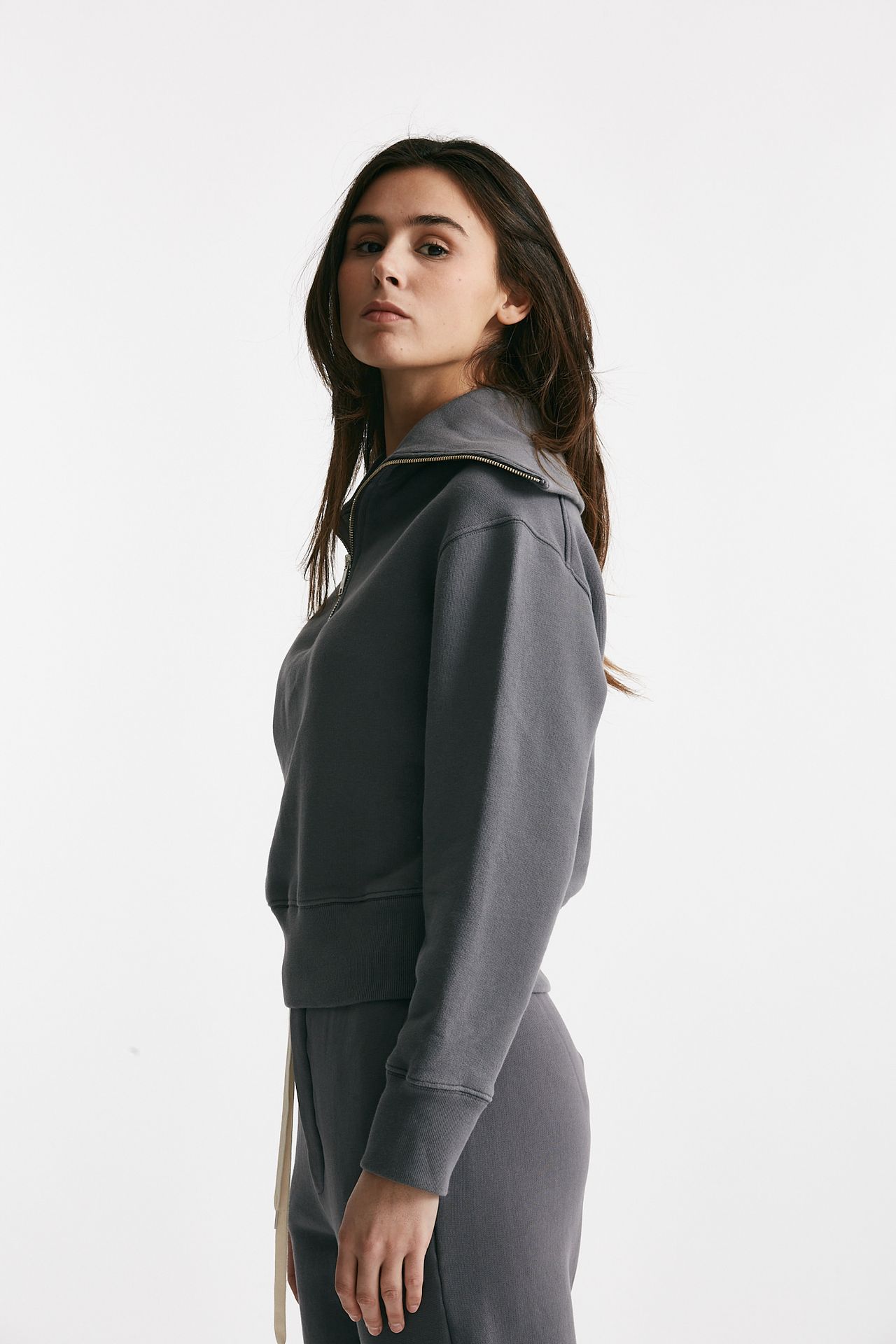 felpa polo antracite con zip women Autry - 2
