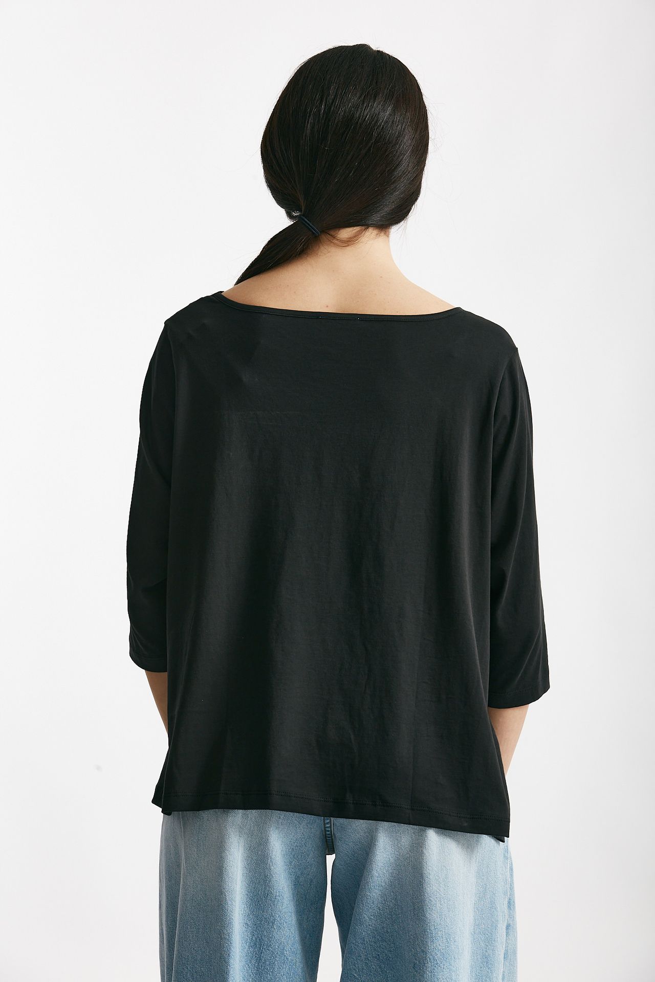 t-shirt ampia rita nero women Anonym apparel - 3