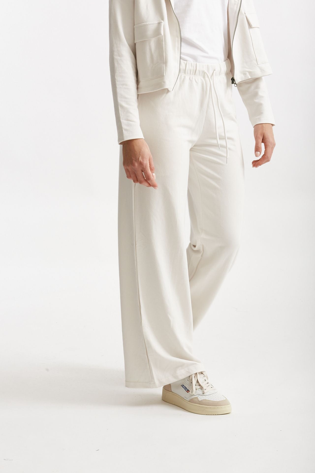 pantalone tuta leggero panna women Anonym apparel - 4