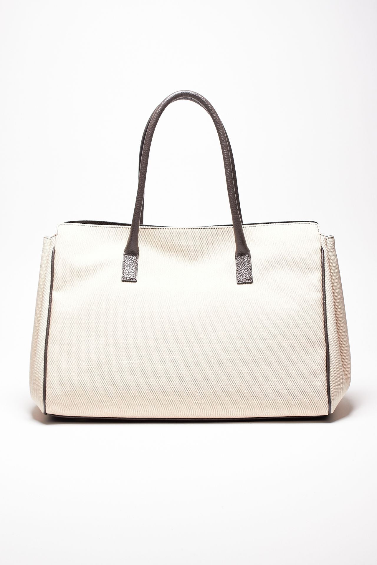 borsa in pelle e canvas soledad testa di moro women Avenue 67 - 3