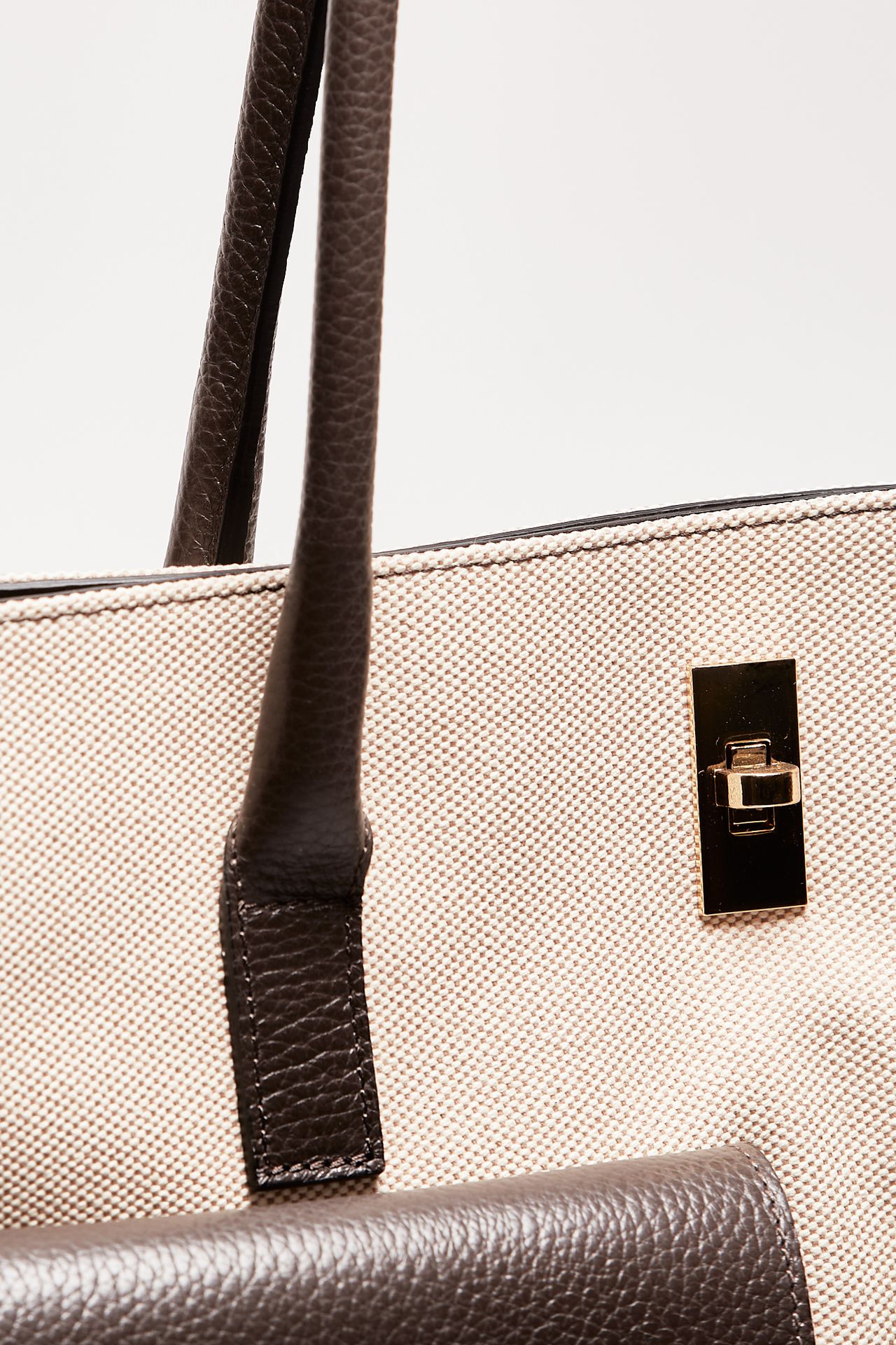 borsa in pelle e canvas soledad testa di moro women Avenue 67 - 5