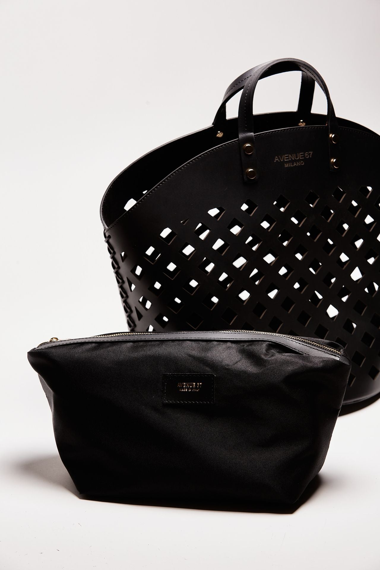 borsa shopper eliza in pelle nero women Avenue 67 - 6