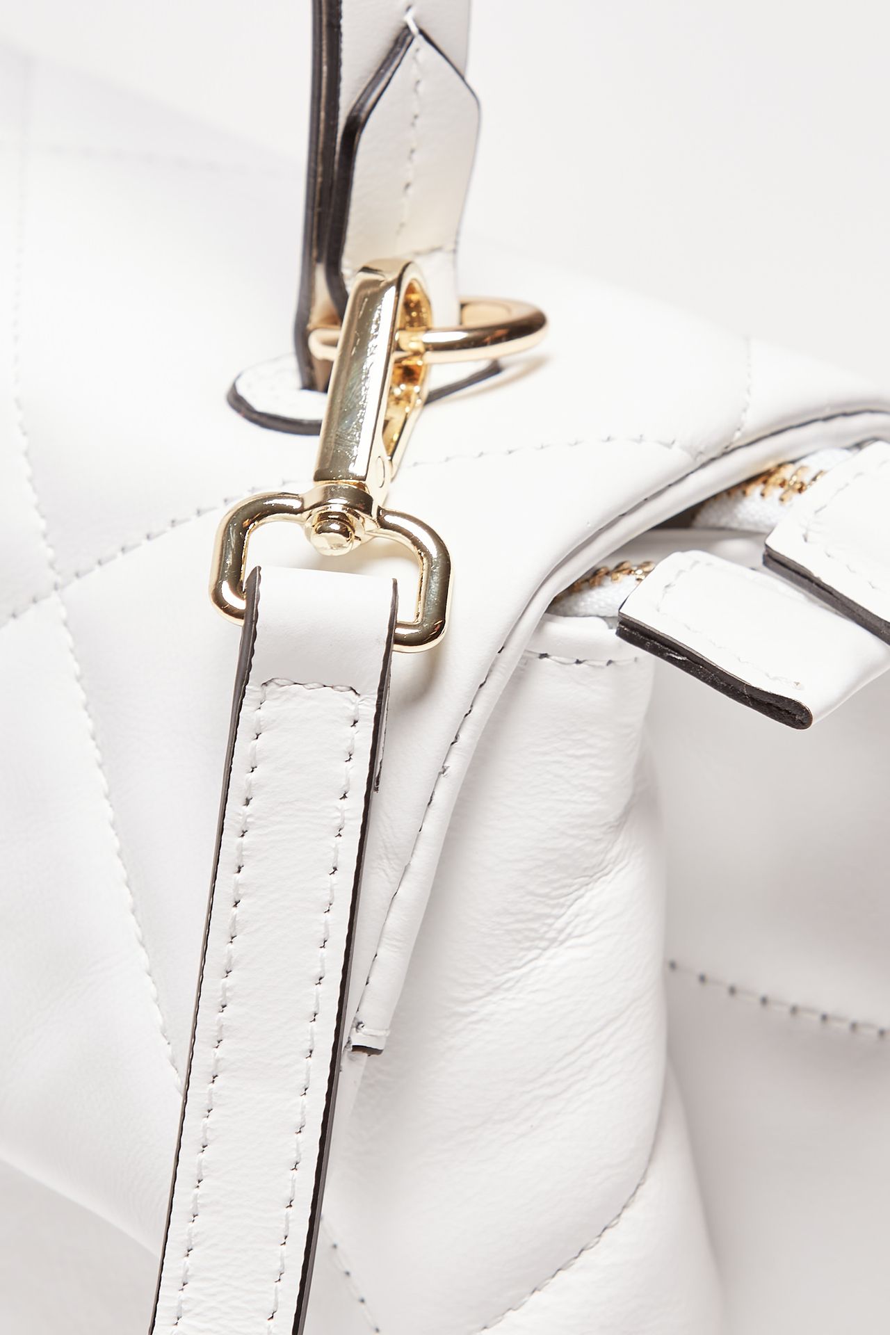 borsa trapuntata demetra in pelle bianco women Avenue 67 - 7