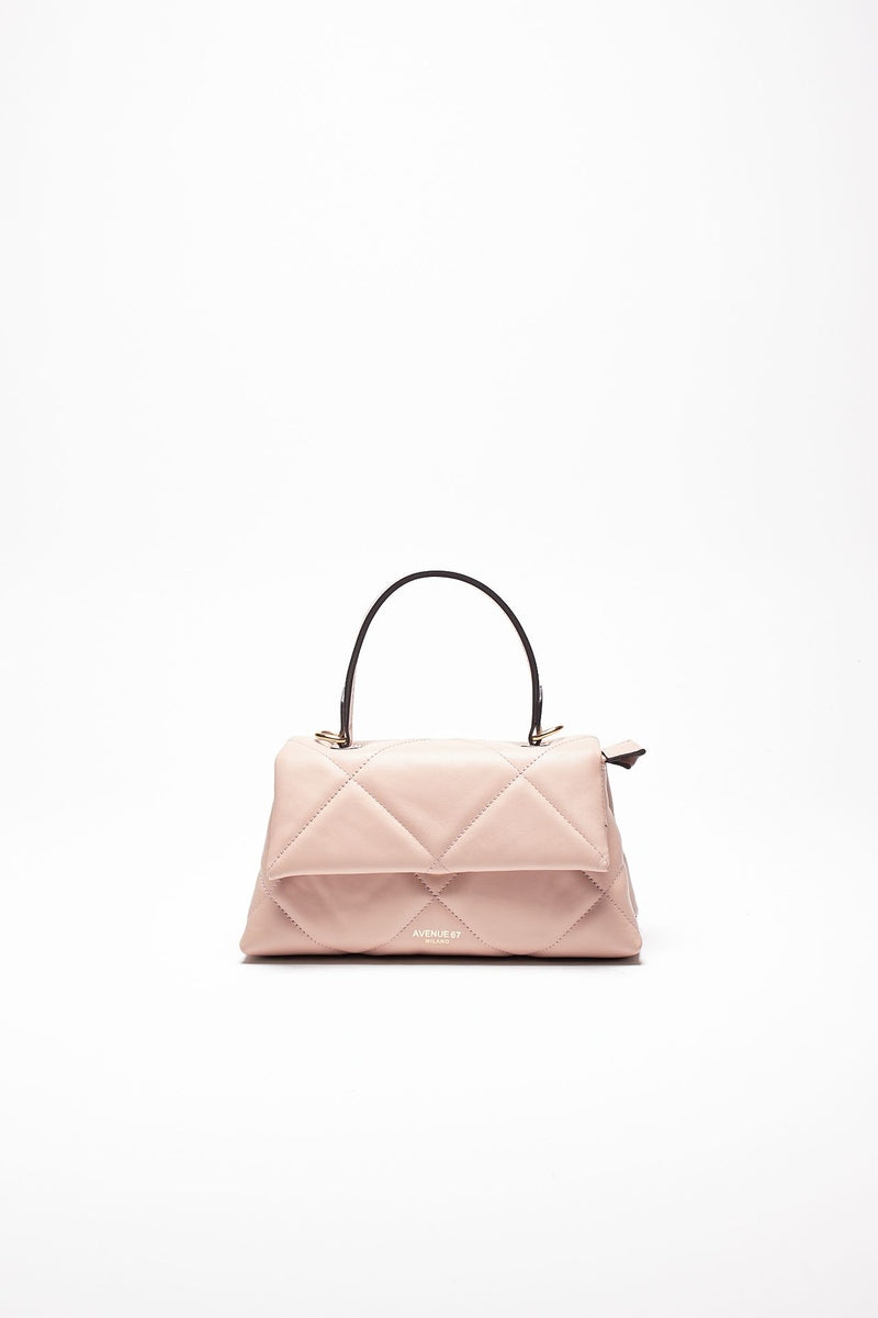borsa trapuntata demetra in pelle cipria women Avenue 67