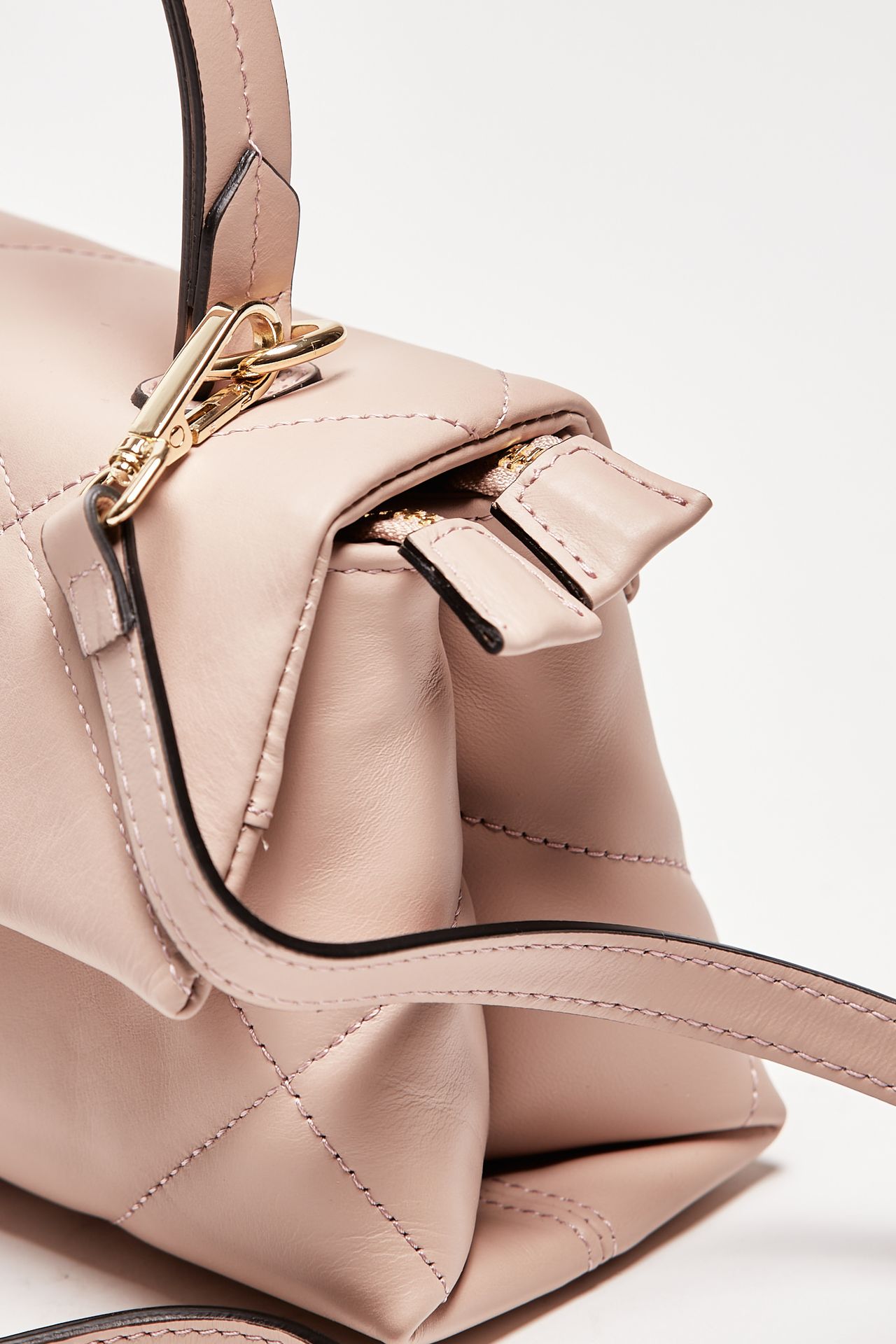 borsa trapuntata demetra in pelle cipria women Avenue 67 - 6