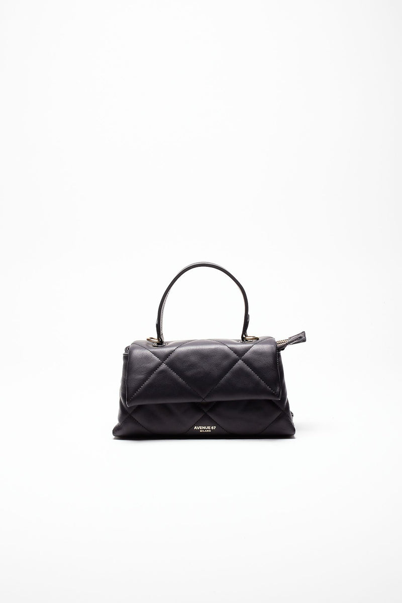 borsa trapuntata demetra in pelle nero women Avenue 67