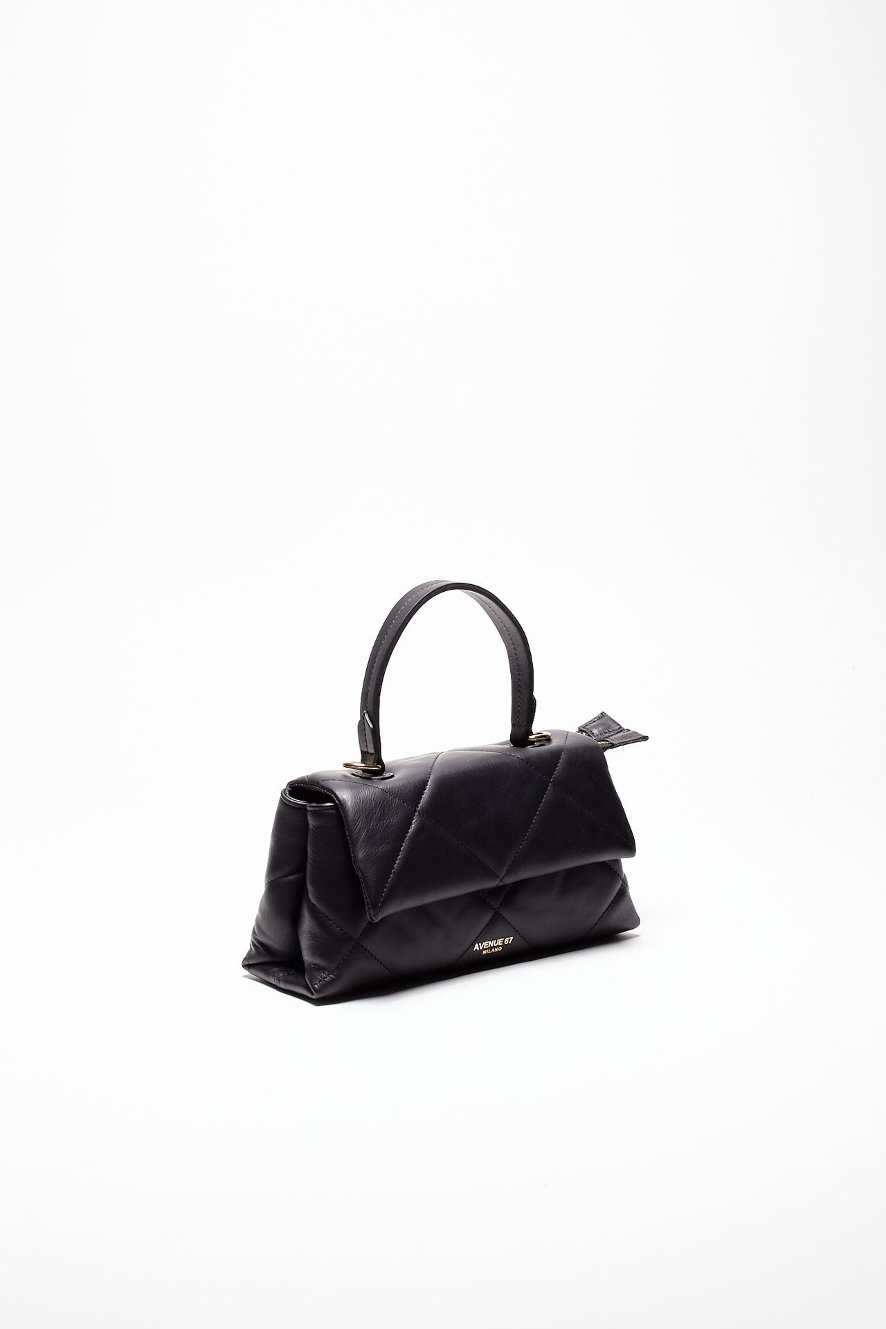 borsa trapuntata demetra in pelle nero women Avenue 67 - 2