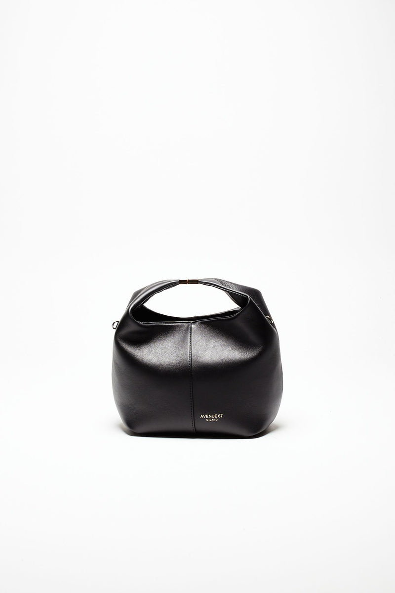 borsa morbida morgana in pelle sauvage nero women Avenue 67
