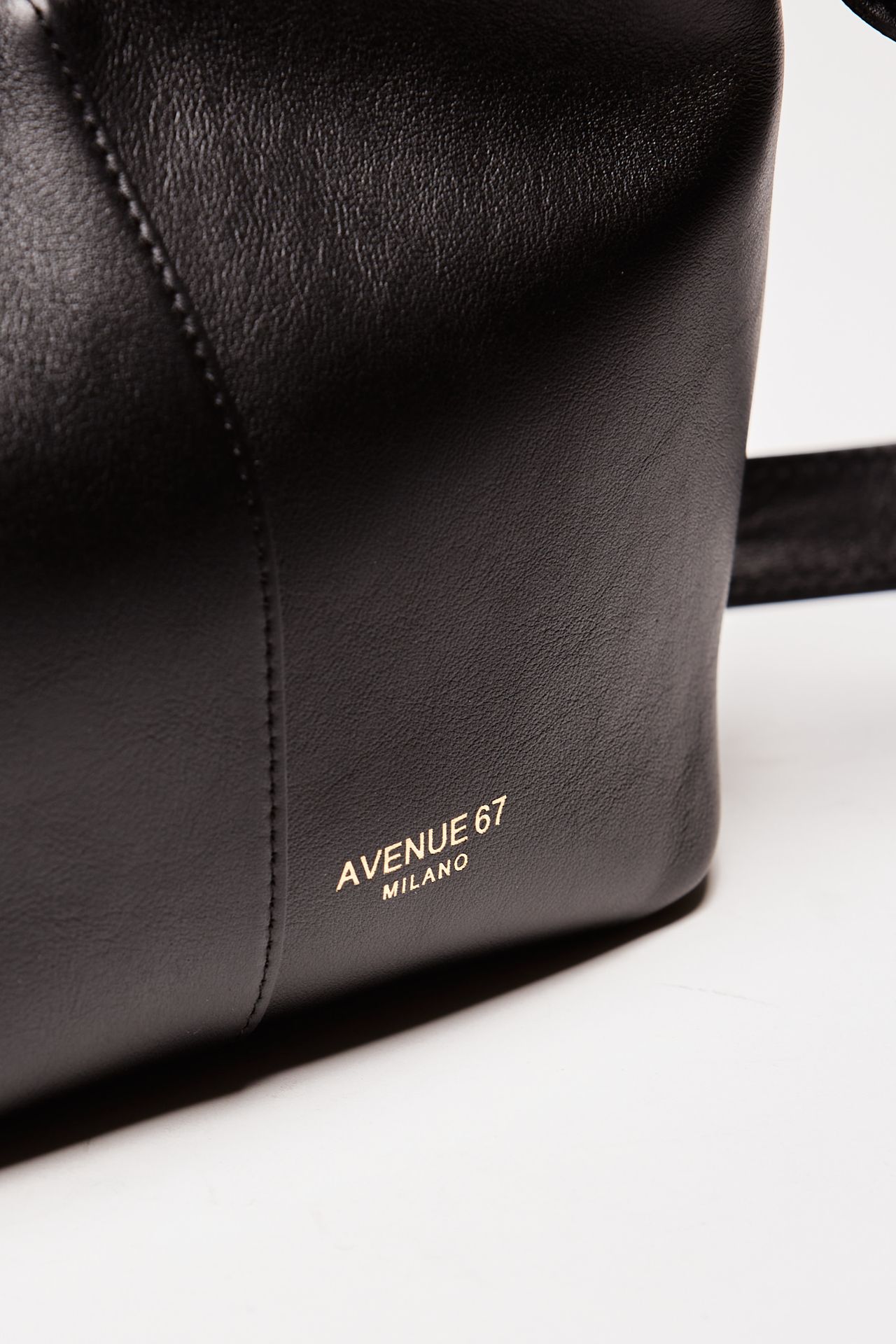 borsa morbida morgana in pelle sauvage nero women Avenue 67 - 4