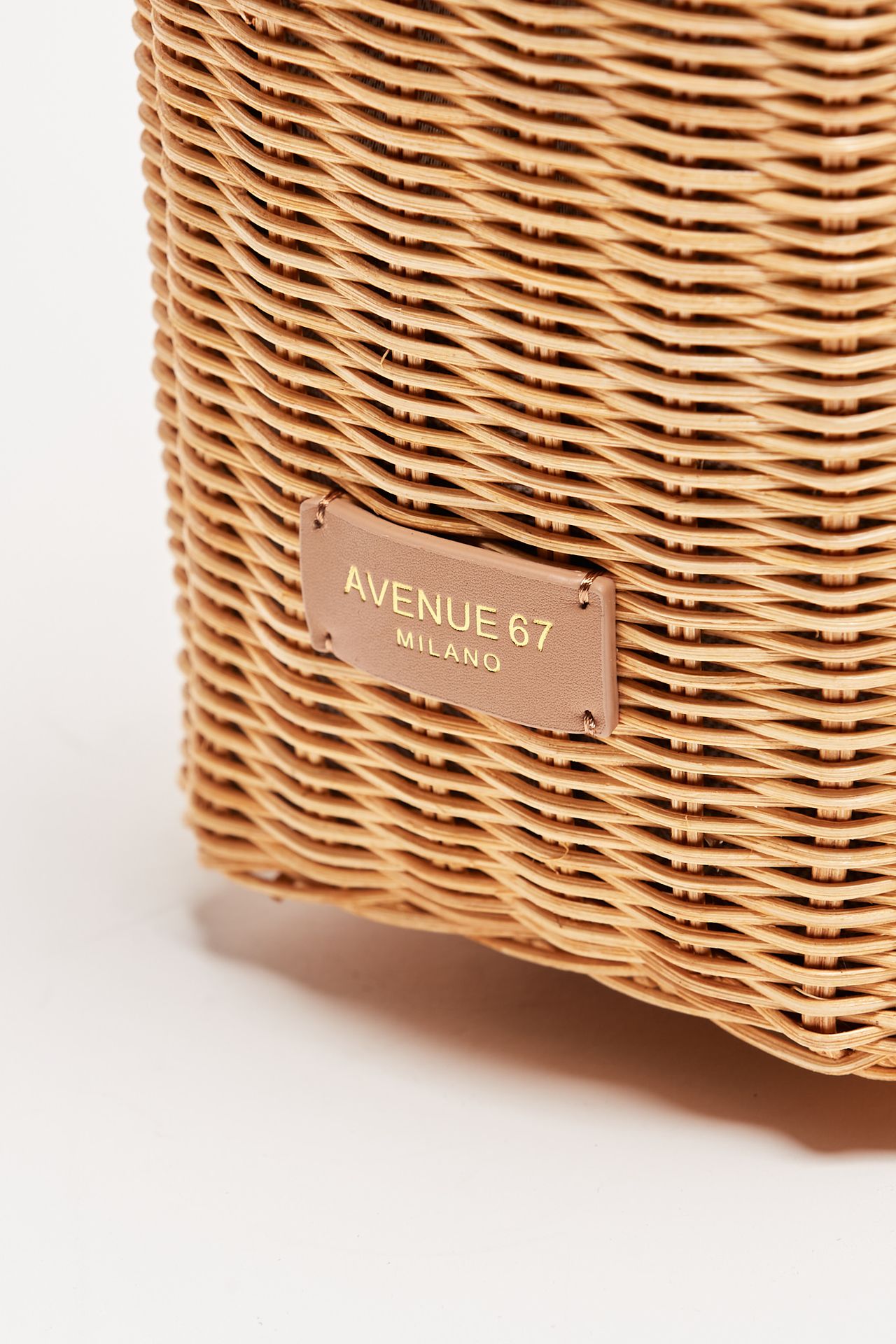 borsa rigida lillith in midollino e pelle women Avenue 67 - 5