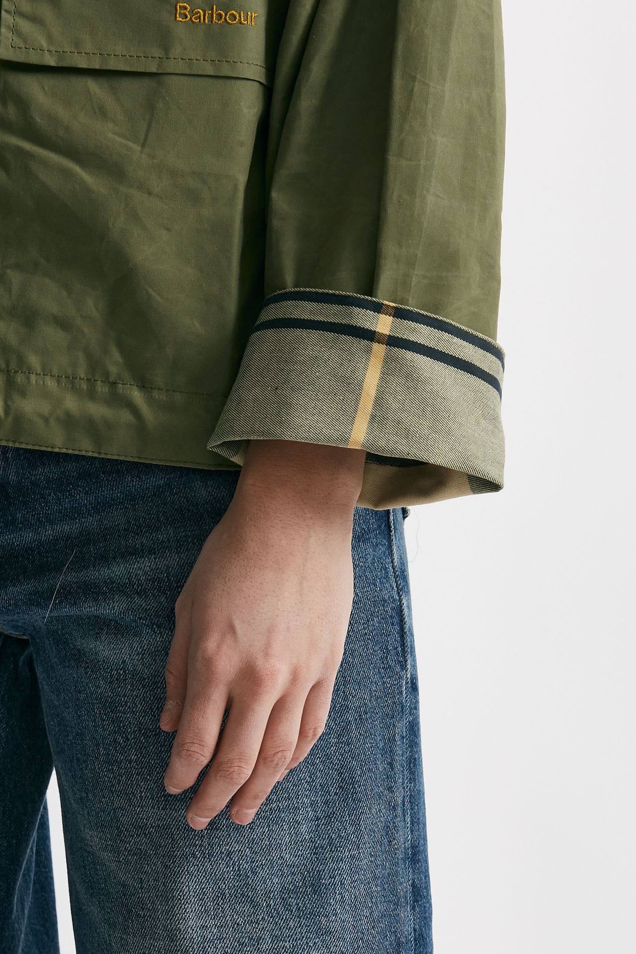 giubbino impermeabile nith verde militare women Barbour - 5