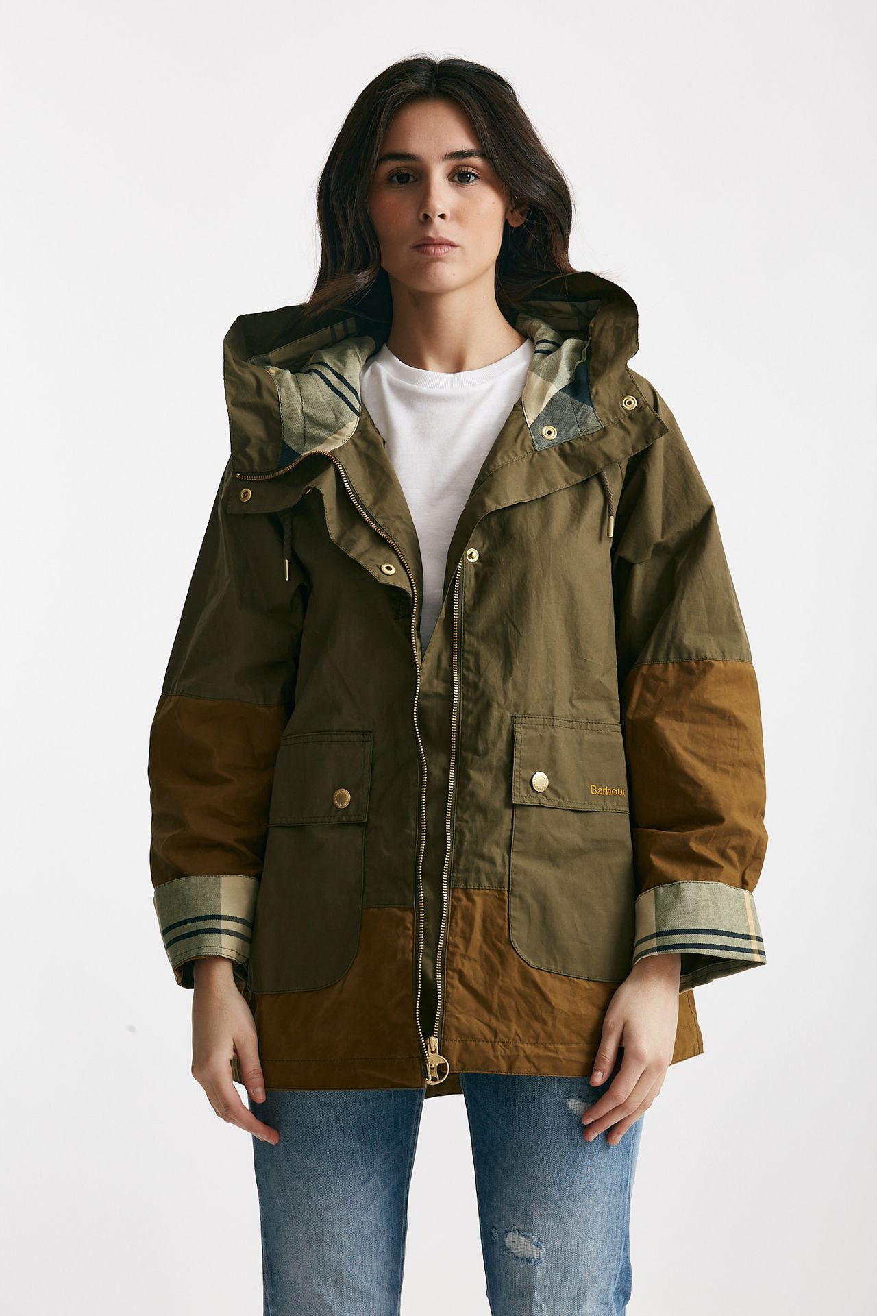 giubbino impermeabile hayley bicolore women Barbour - 3