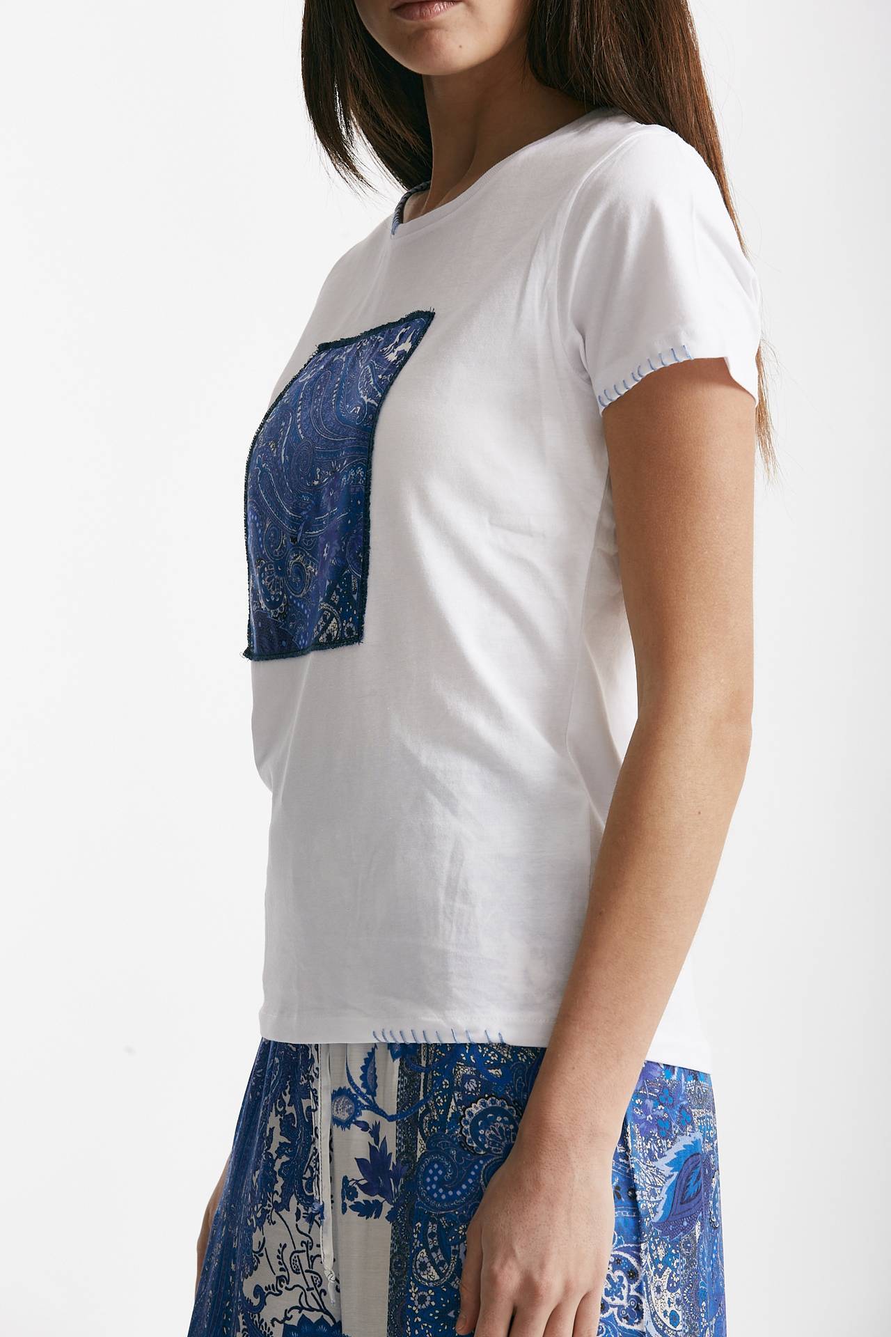 t-shirt con applicazione bianca women Bellini - 2