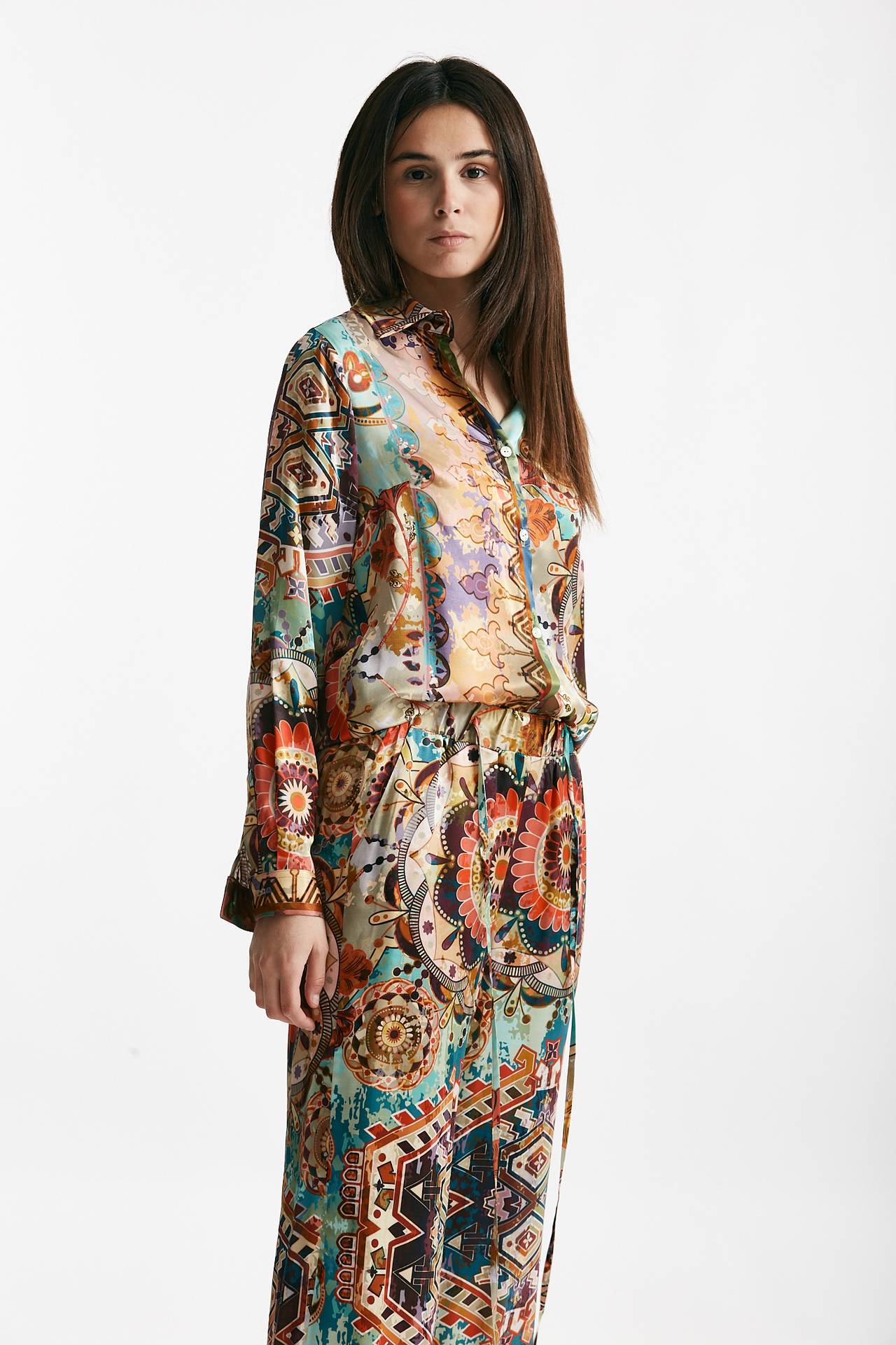 camicia in fantasia multicolore women Bellini - 4