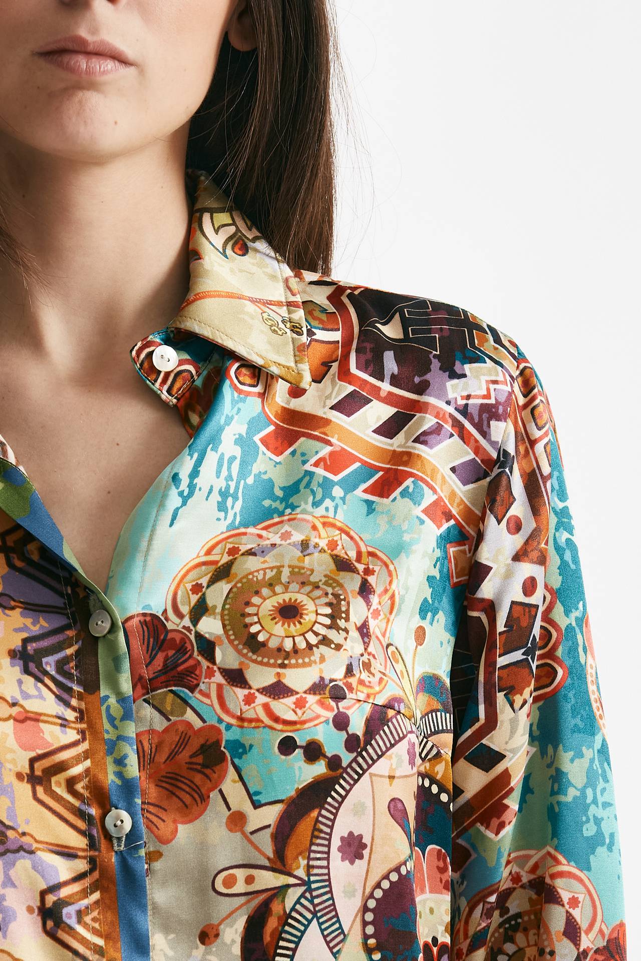 camicia in fantasia multicolore women Bellini - 5