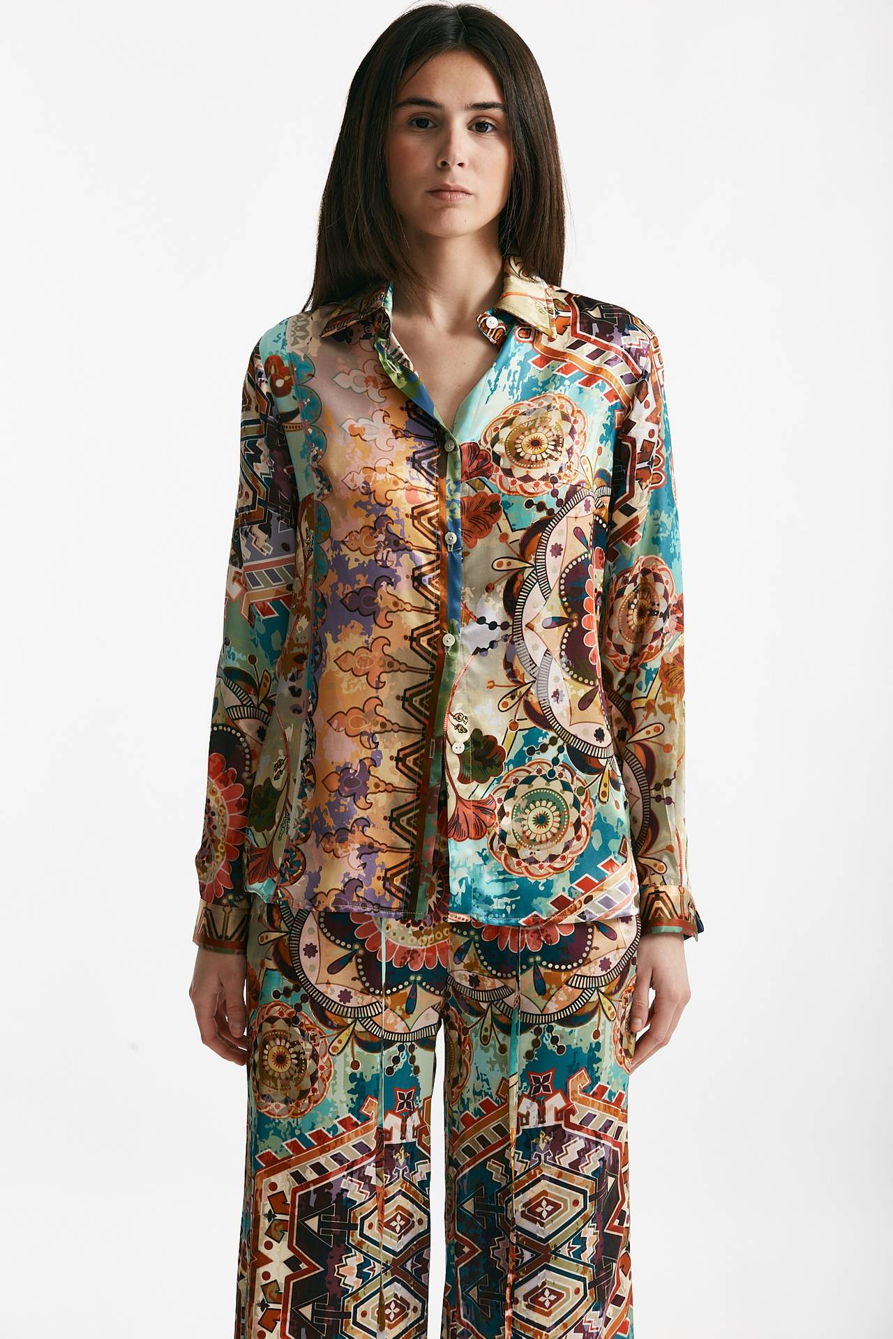 camicia in fantasia multicolore women Bellini - 6