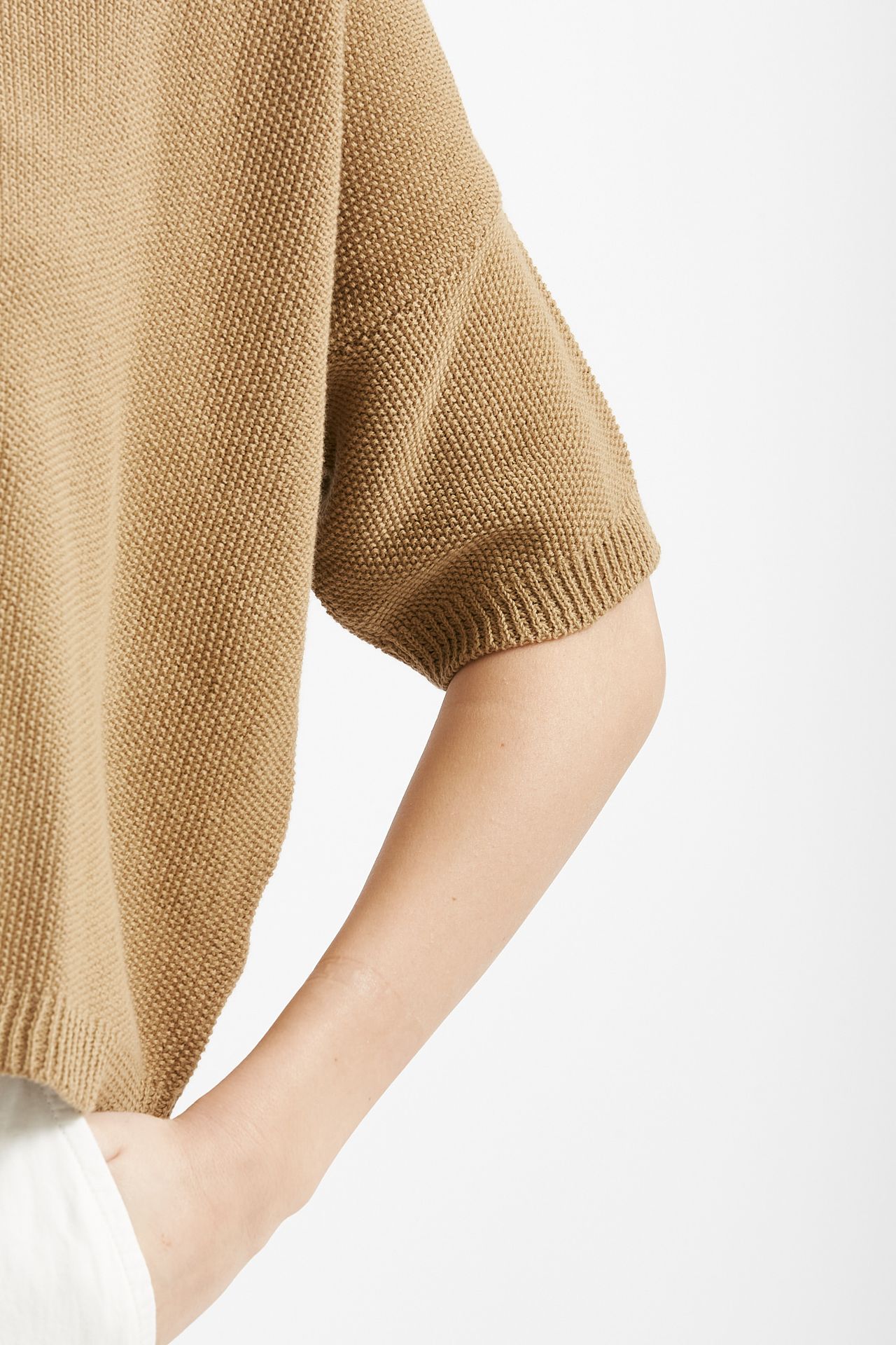 maglia a scatolina cammello women Clouds - 5