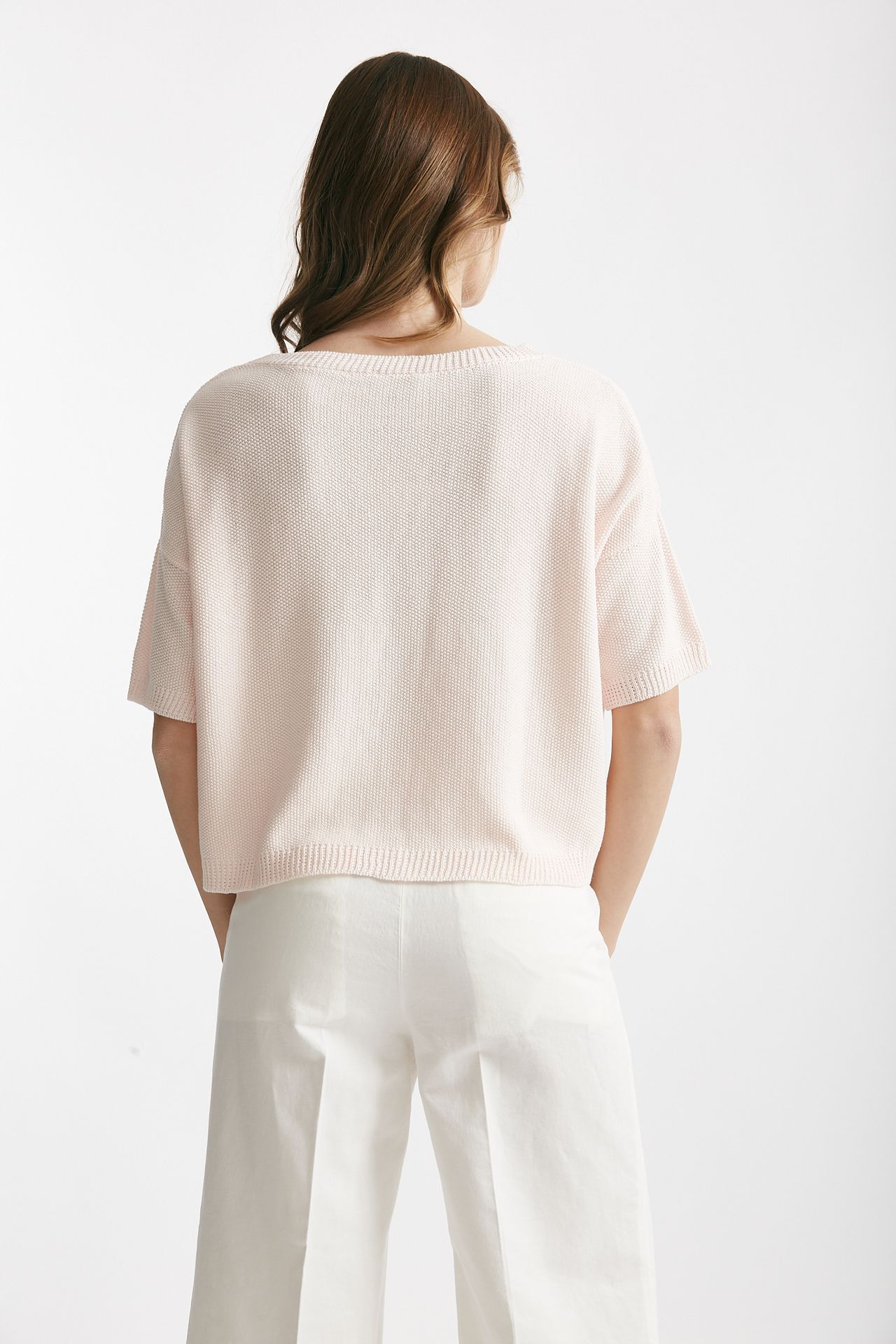 maglia a scatolina rosa chiaro women Clouds - 3