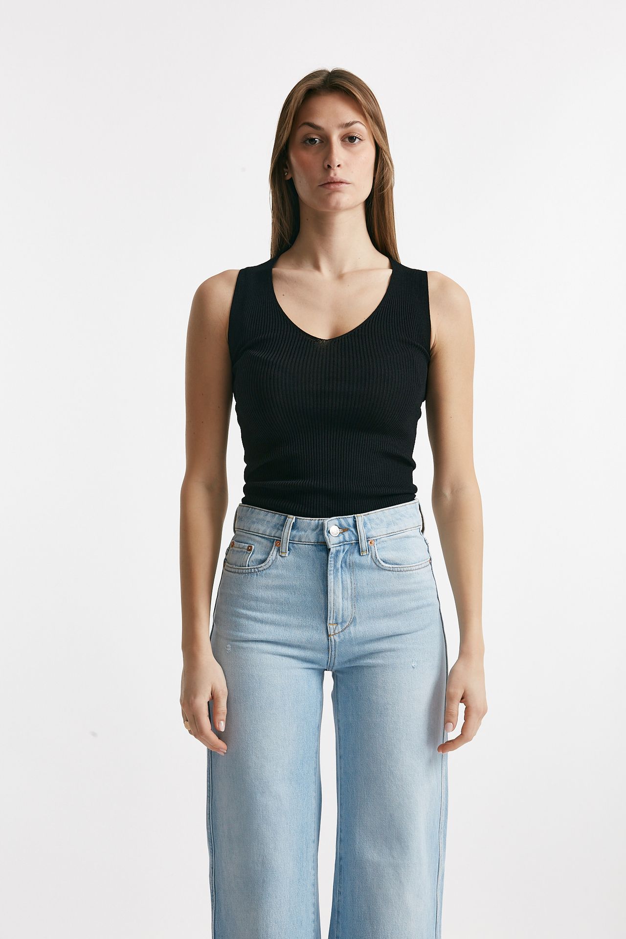 top a costine max nero women Department five - 4