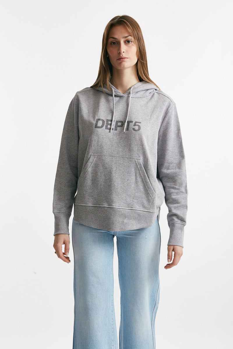 felpa over mek grigio melange women Department five
