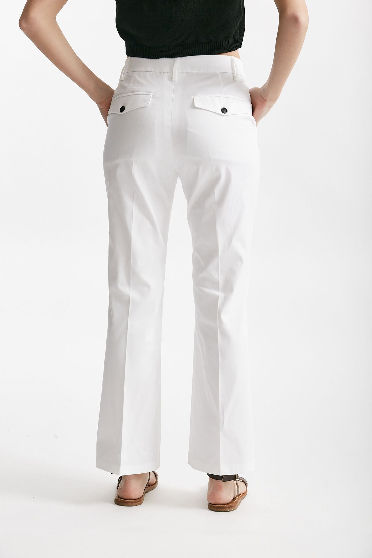 pantalone in cotone jettis bianco women Department five - 3