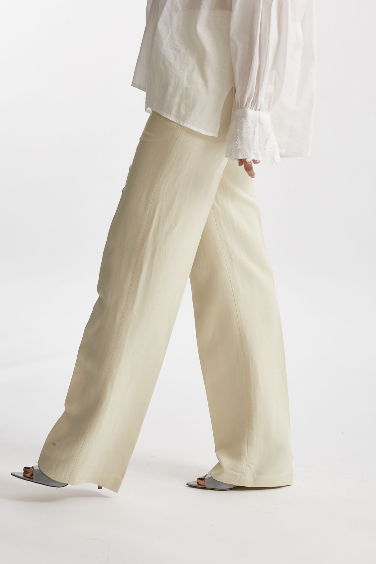 pantalone palazzo reina panna women Dondup - 2