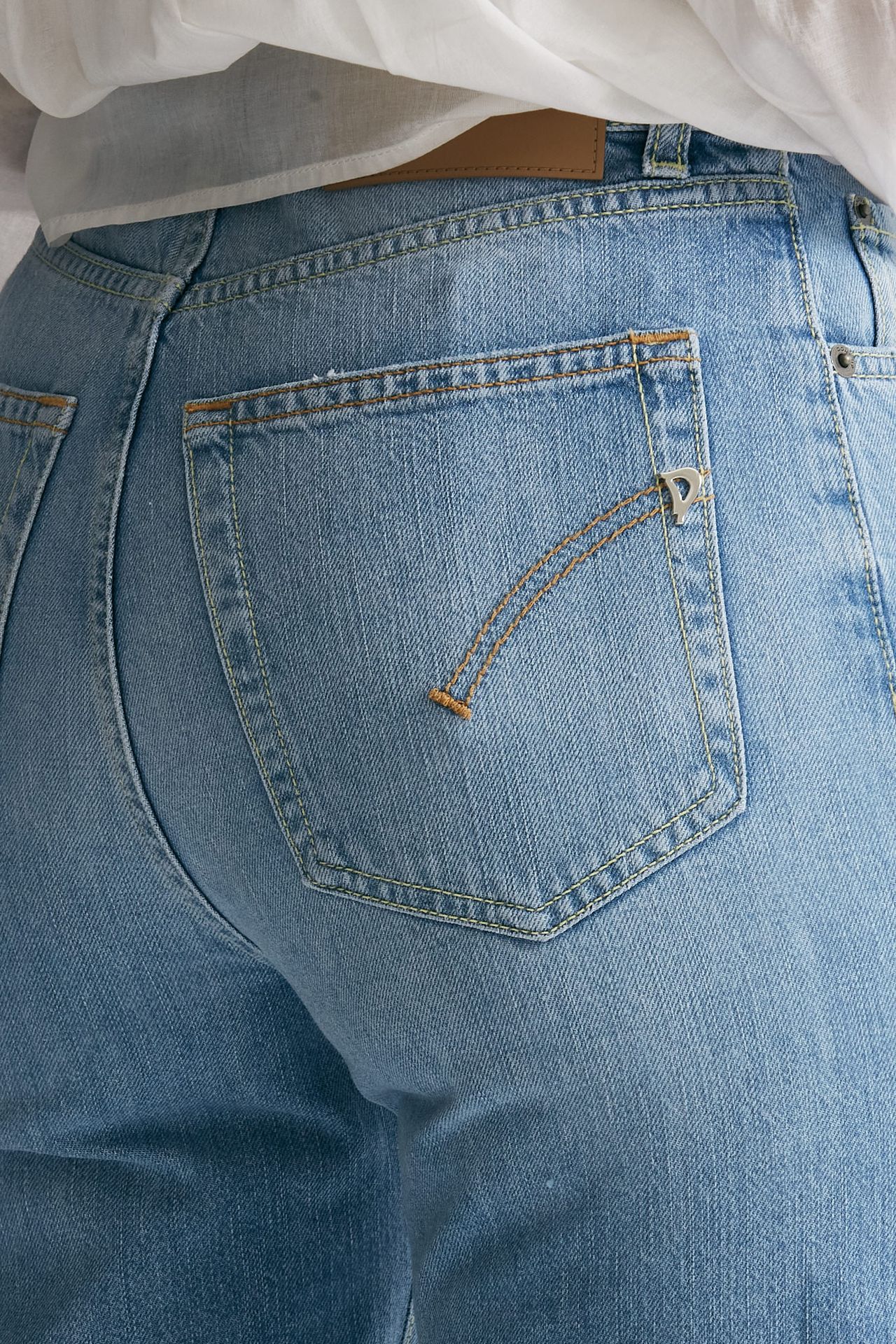 jeans palazzo amber denim chiaro women Dondup - 8