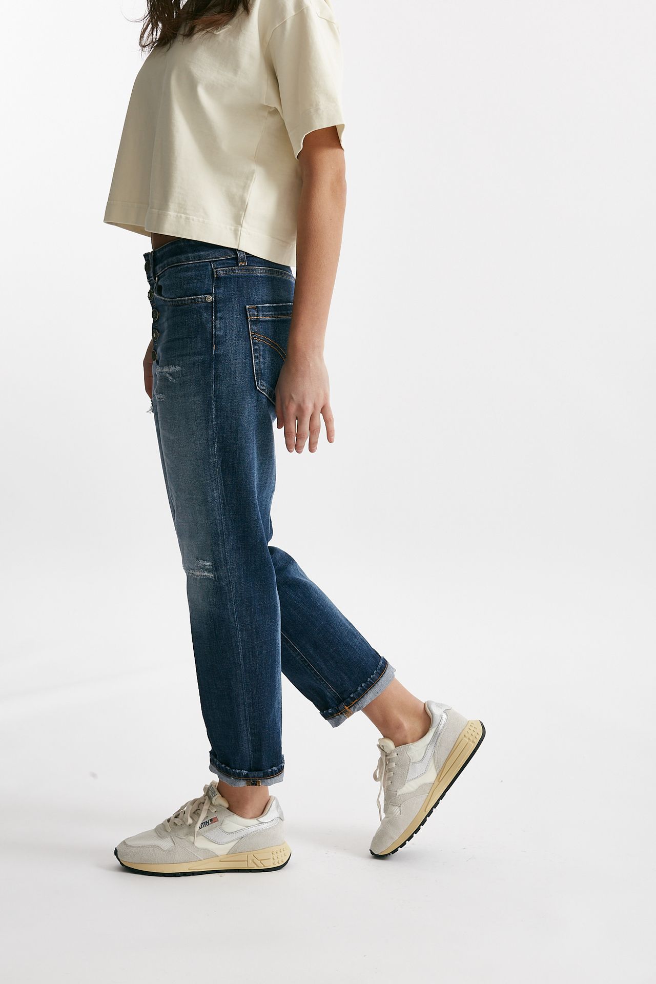 jeans loose fit koons lavaggio blu medio women Dondup - 2