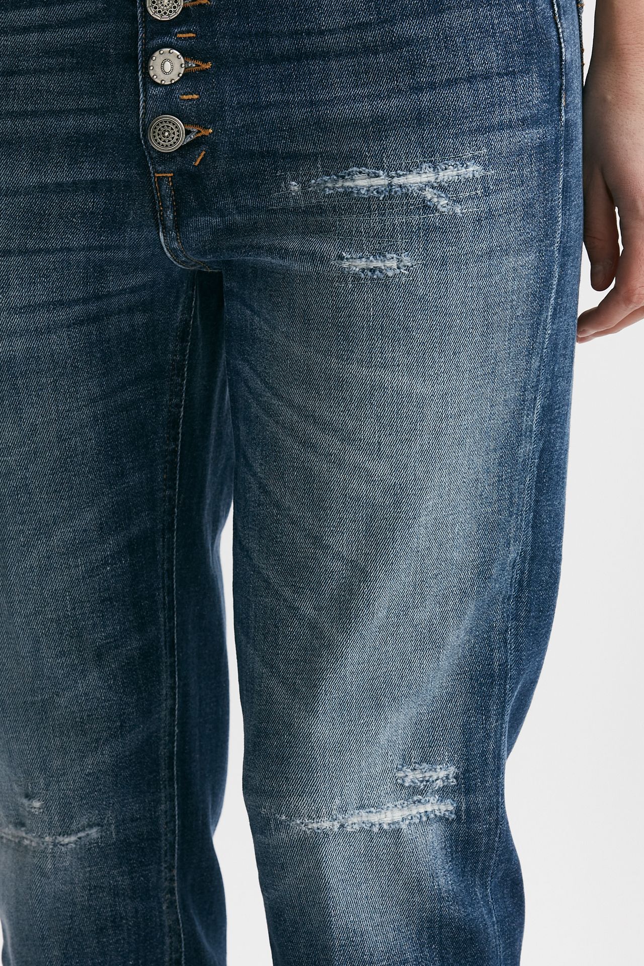 jeans loose fit koons lavaggio blu medio women Dondup - 8