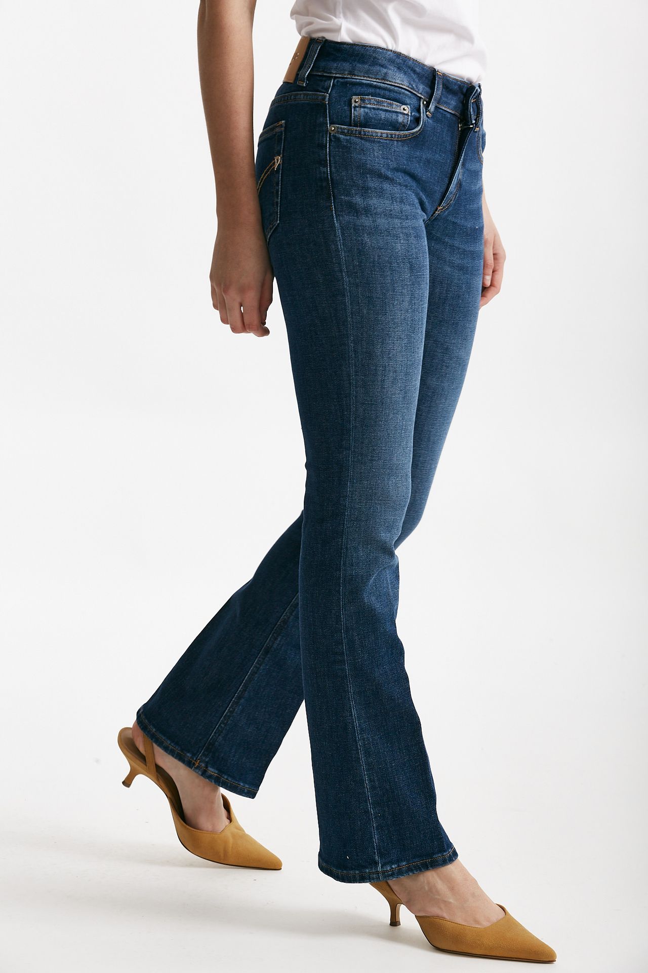 jeans flare bazz vita regolare women Dondup - 4