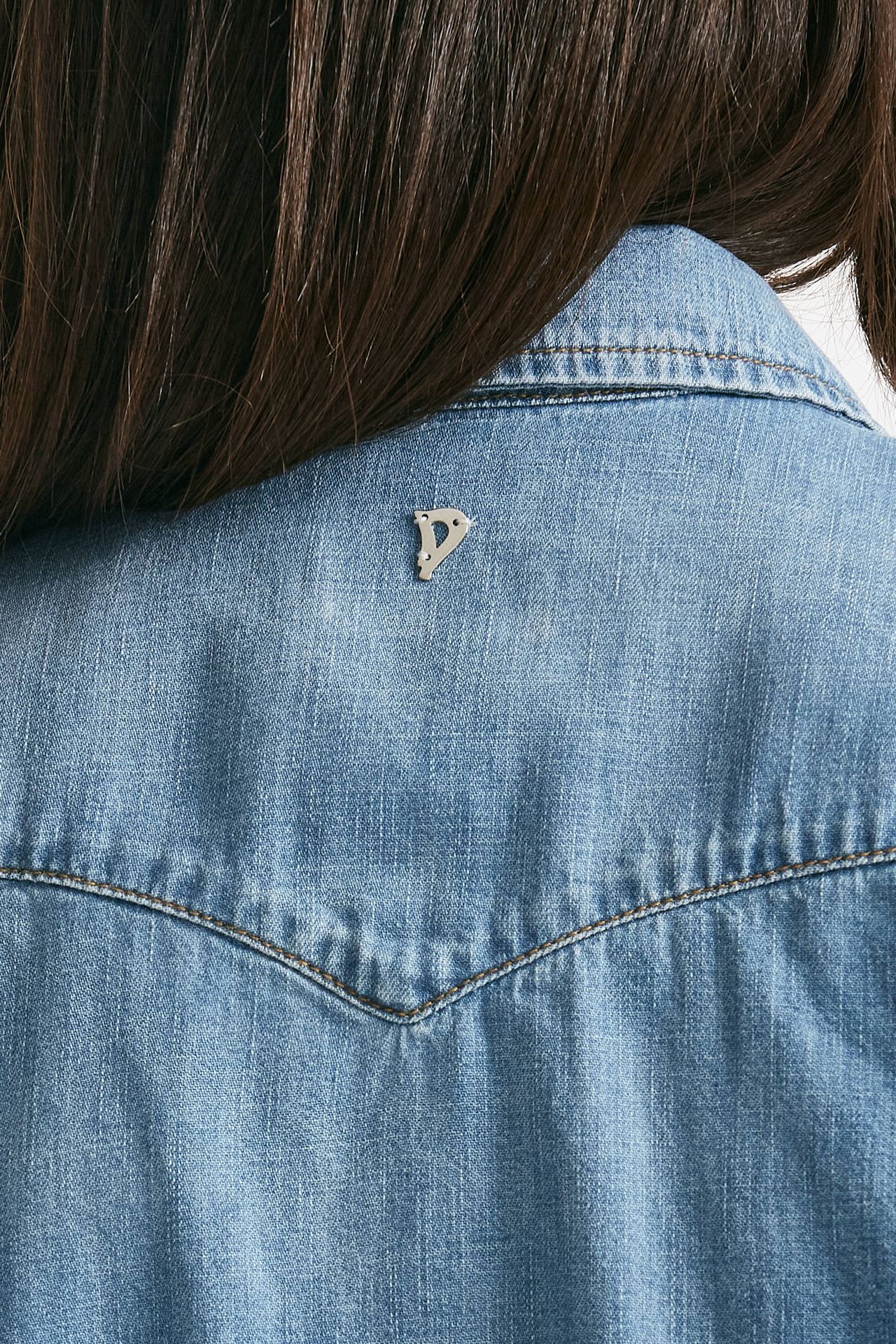 camicia in denim over women Dondup - 4