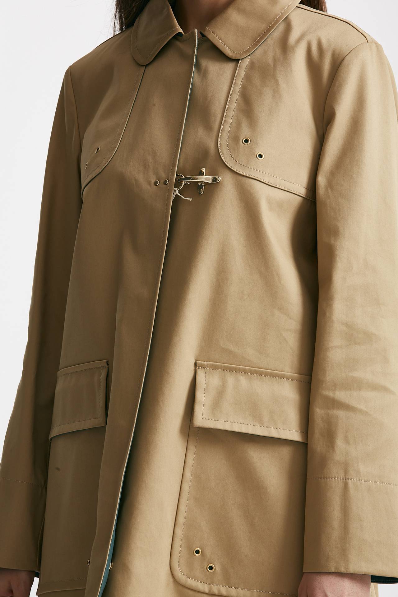 soprabito in cotone colore beige women Fay - 7