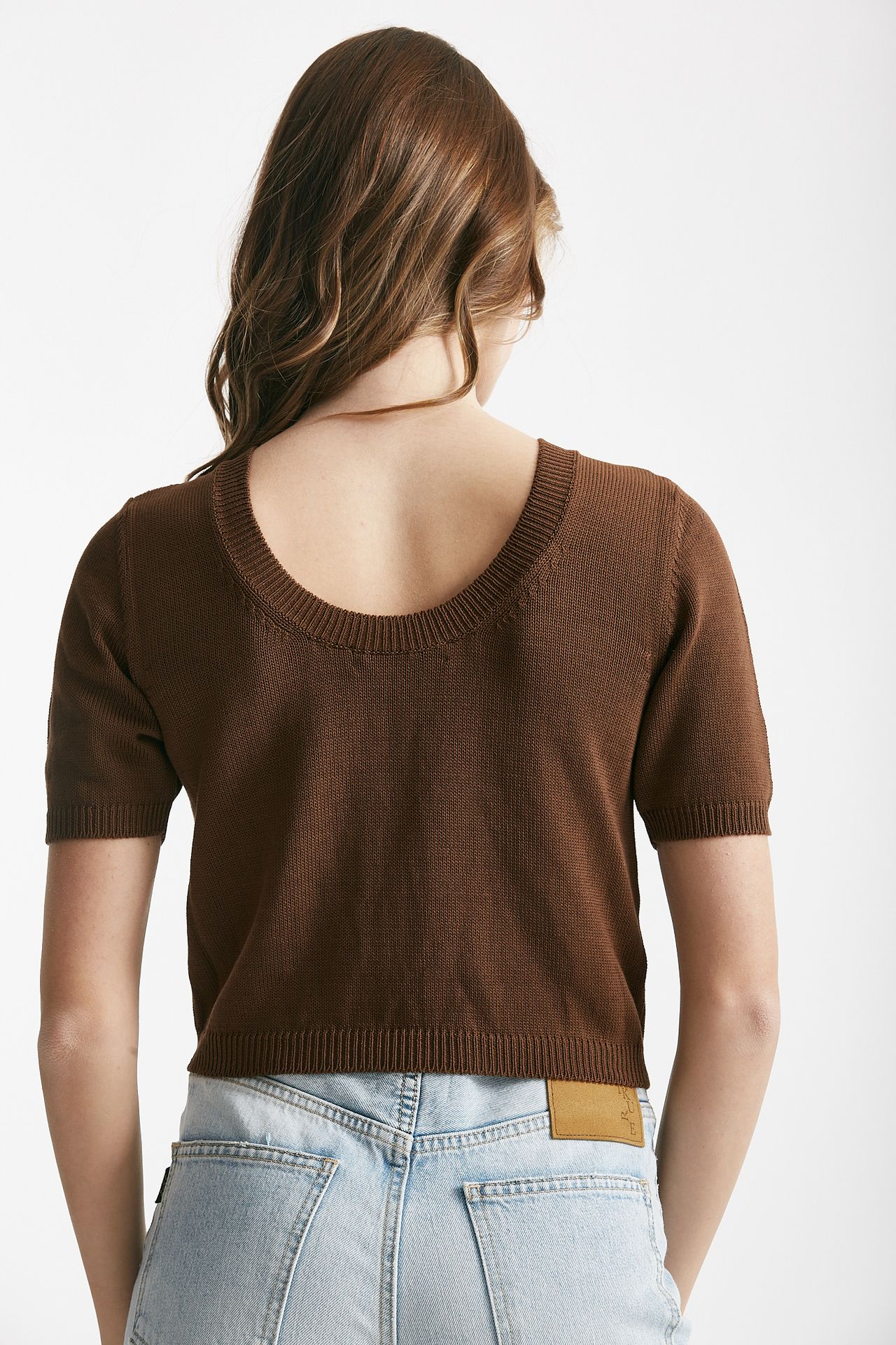 maglia crop marrone women Grifoni - 3