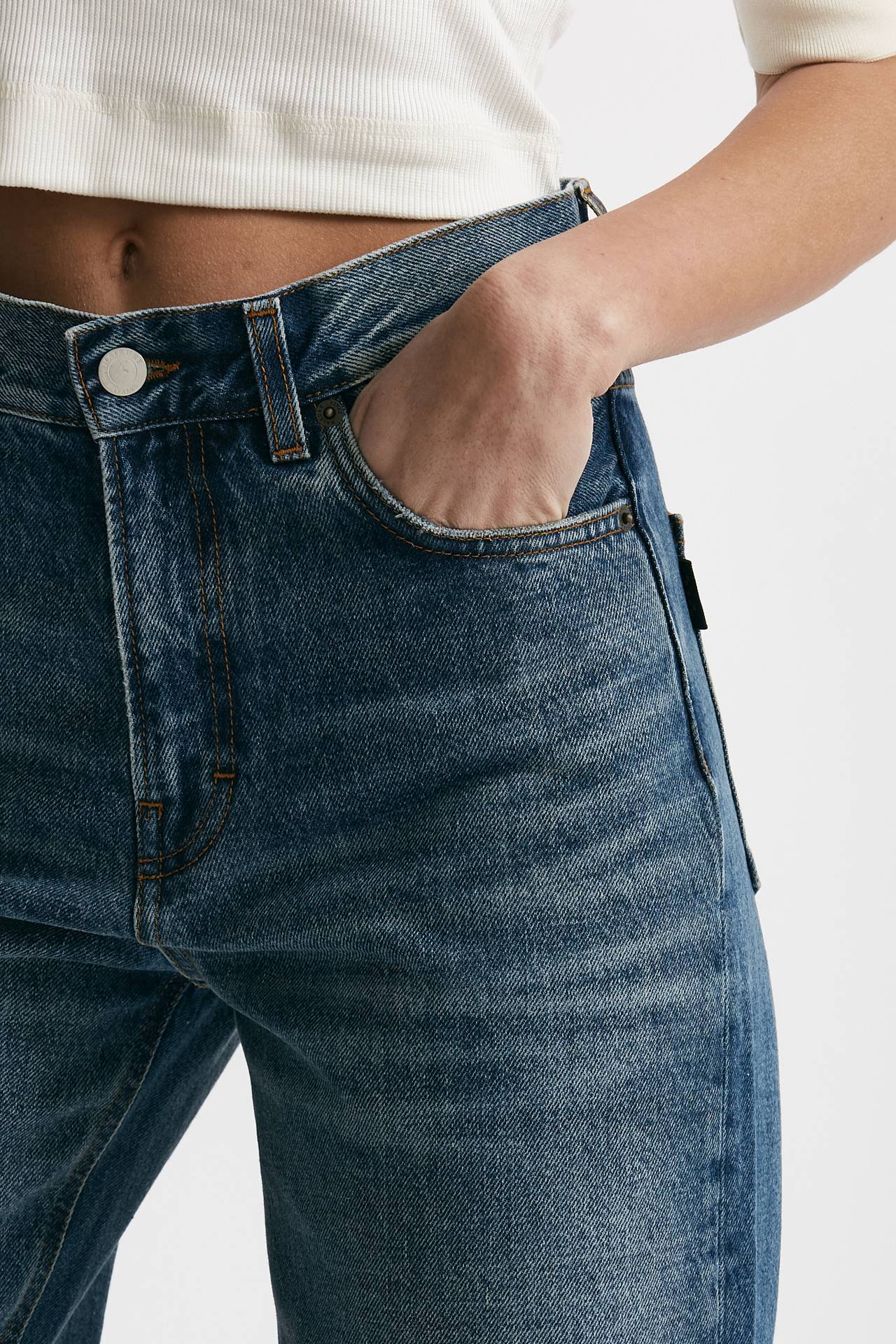 jeans palazzo korea medio/scuro women Haikure - 6