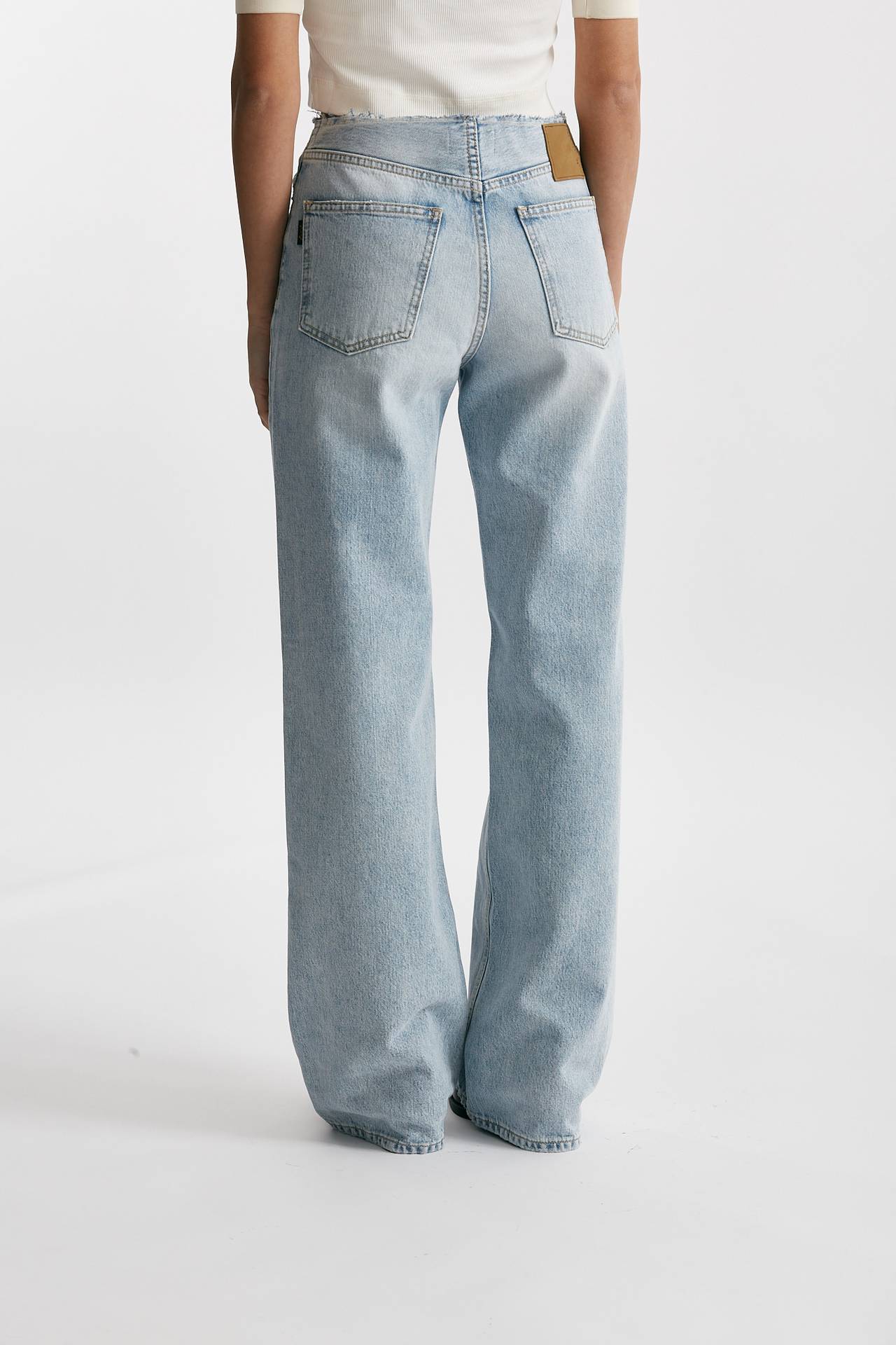 jeans palazzo korea chiaro women Haikure - 3