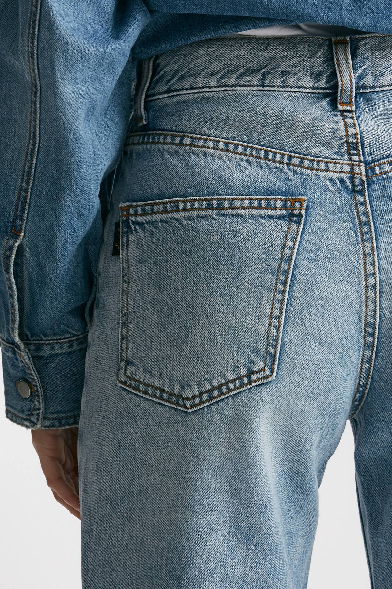 jeans palazzo korea lavaggio chiaro women Haikure - 6