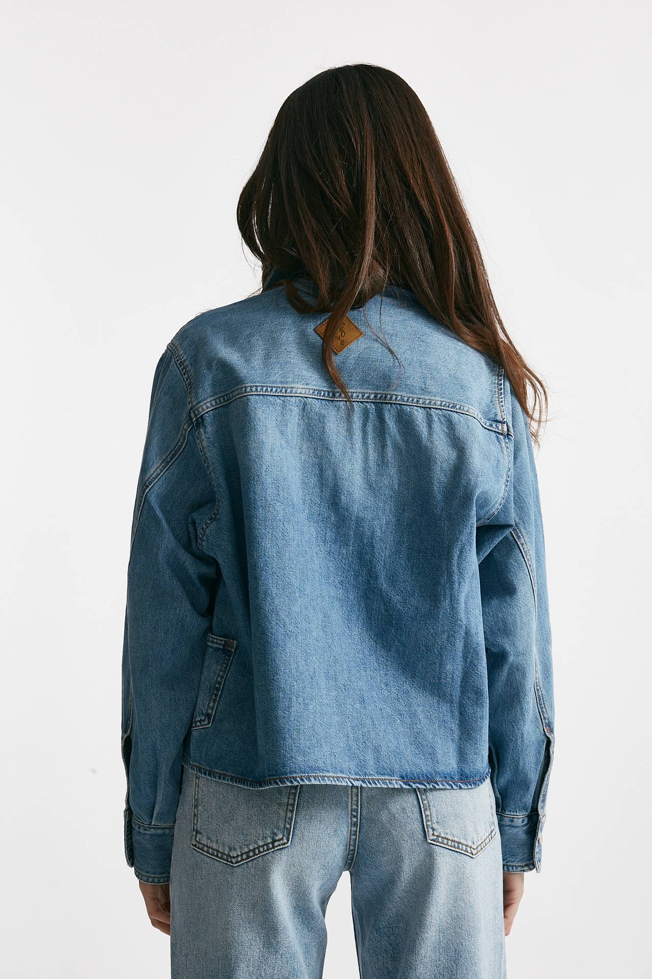 camicia in denim crop women Haikure - 3