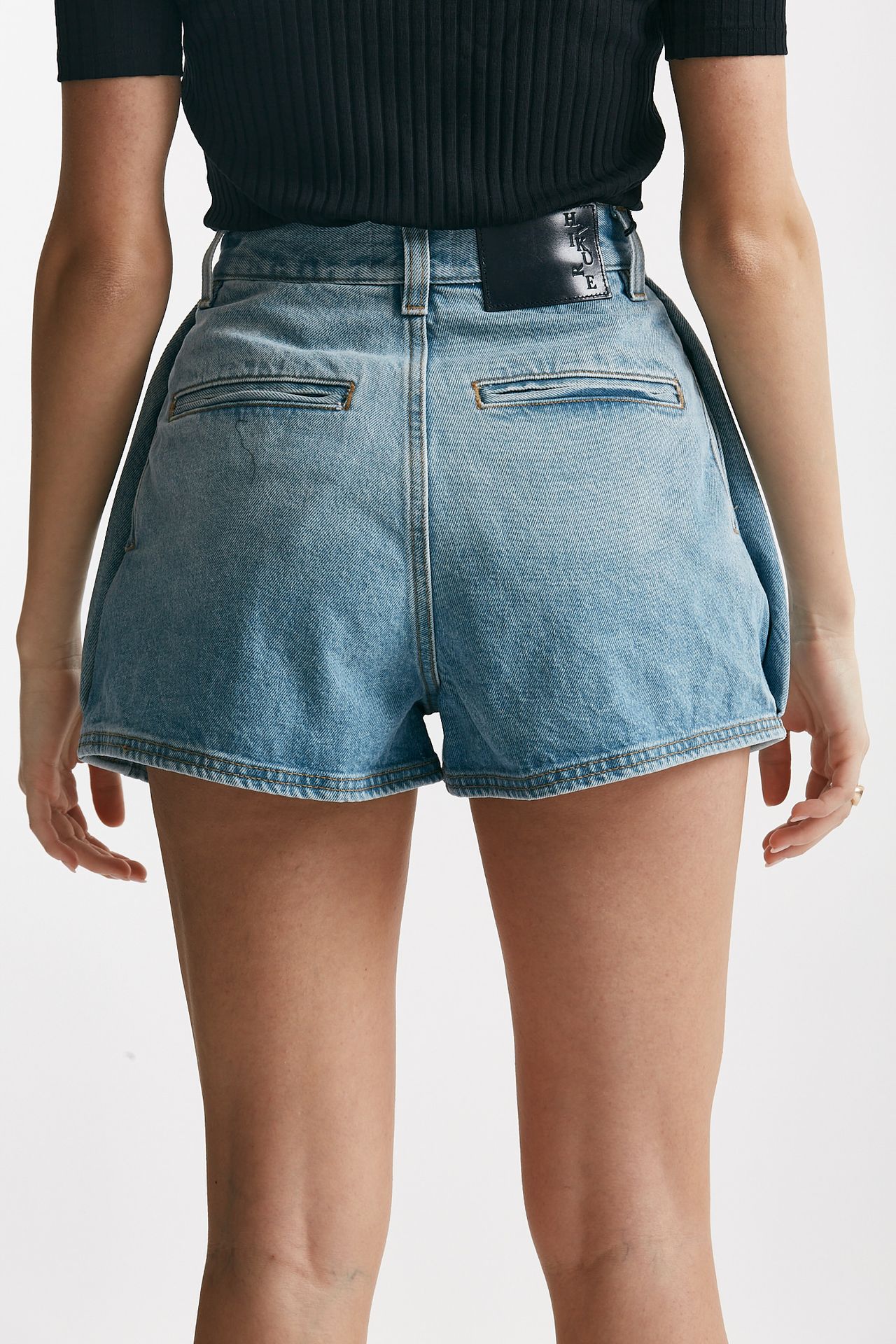 short in denim lavaggio chiaro women Haikure - 3