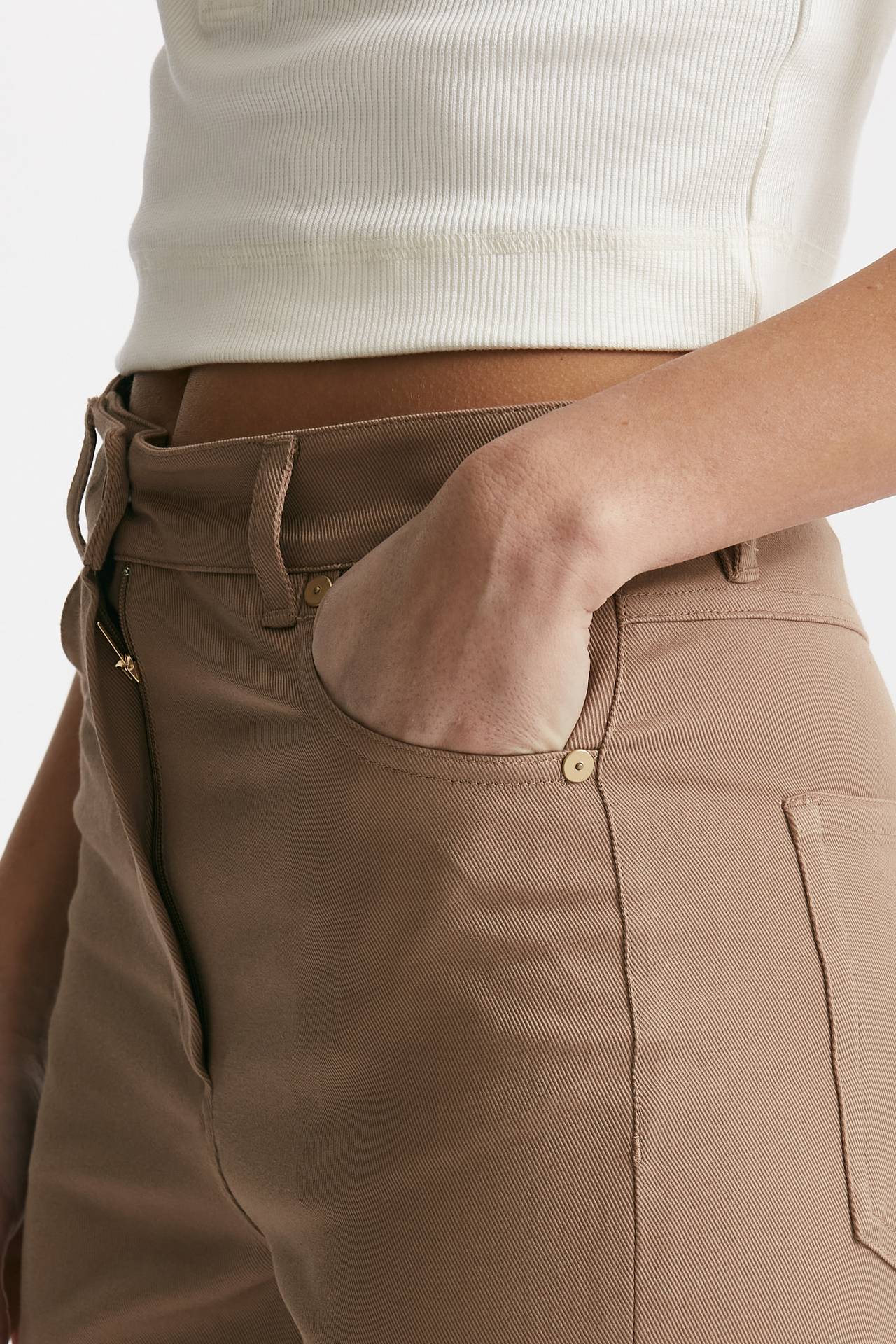 pantalone 5 tasche cervia in cotone stretch women Max mara s - 4