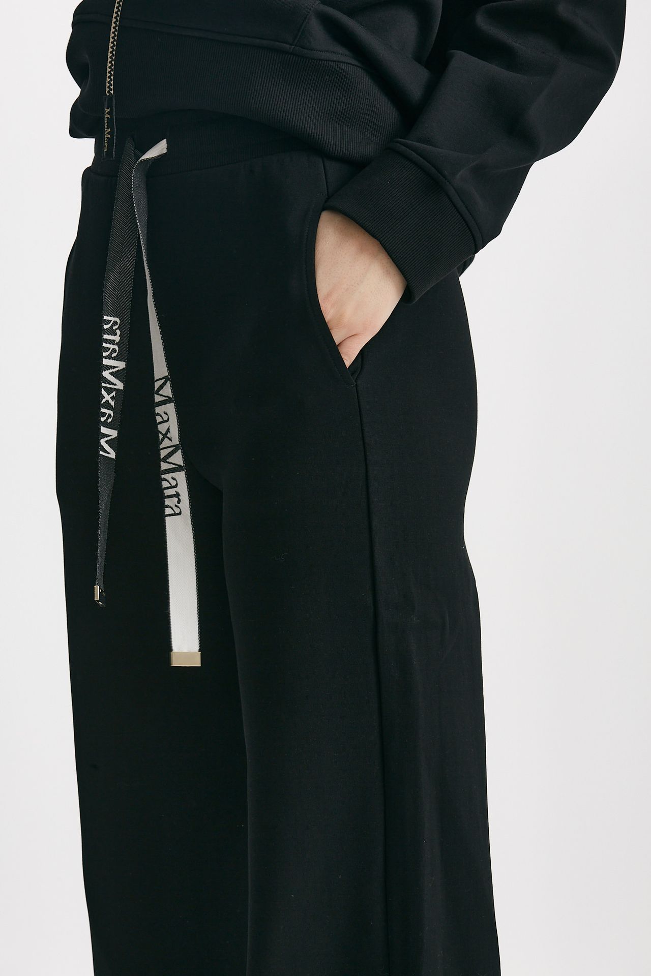 pantalone in felpa bali nero women Max mara s - 5