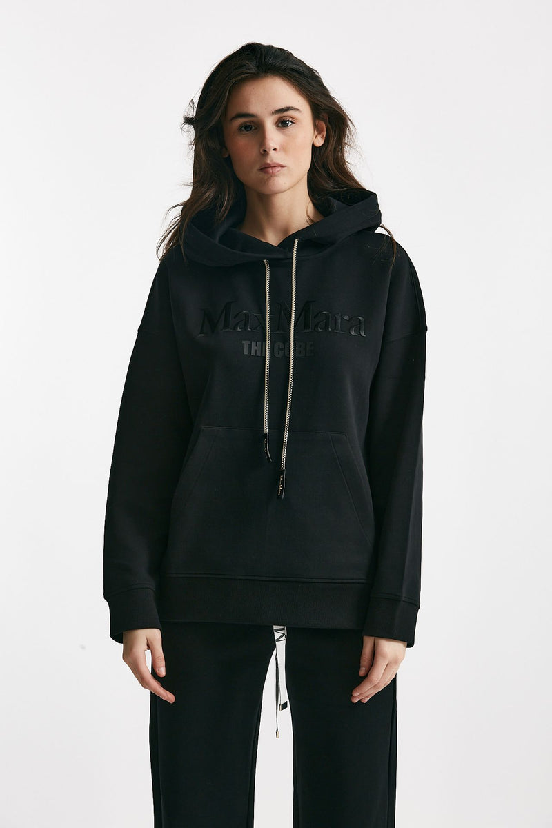 felpa in jersey tecnico agata nero women Max mara s