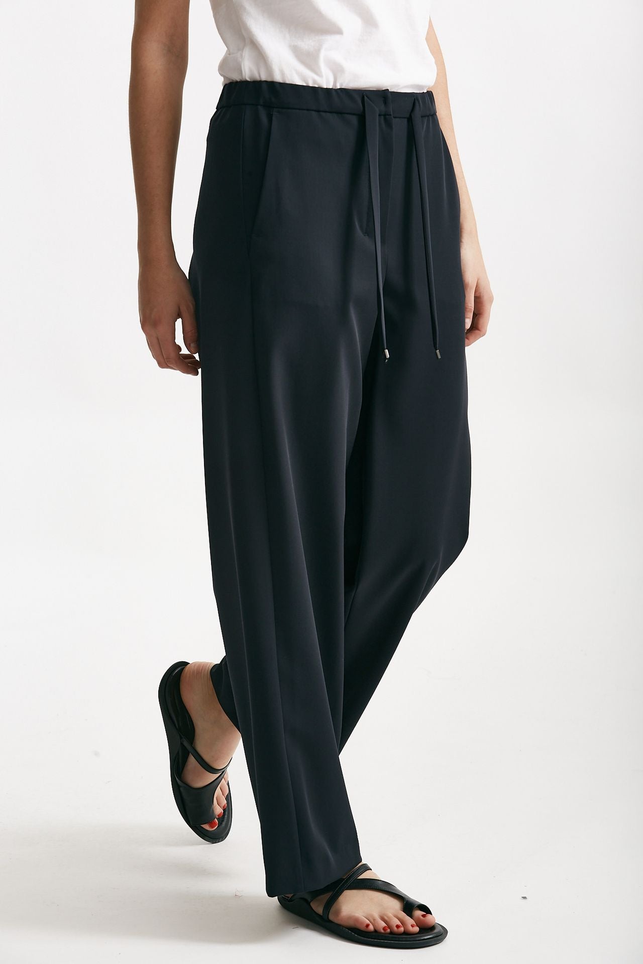 pantalone jogging in lana argenta blu navy women Max mara s - 3