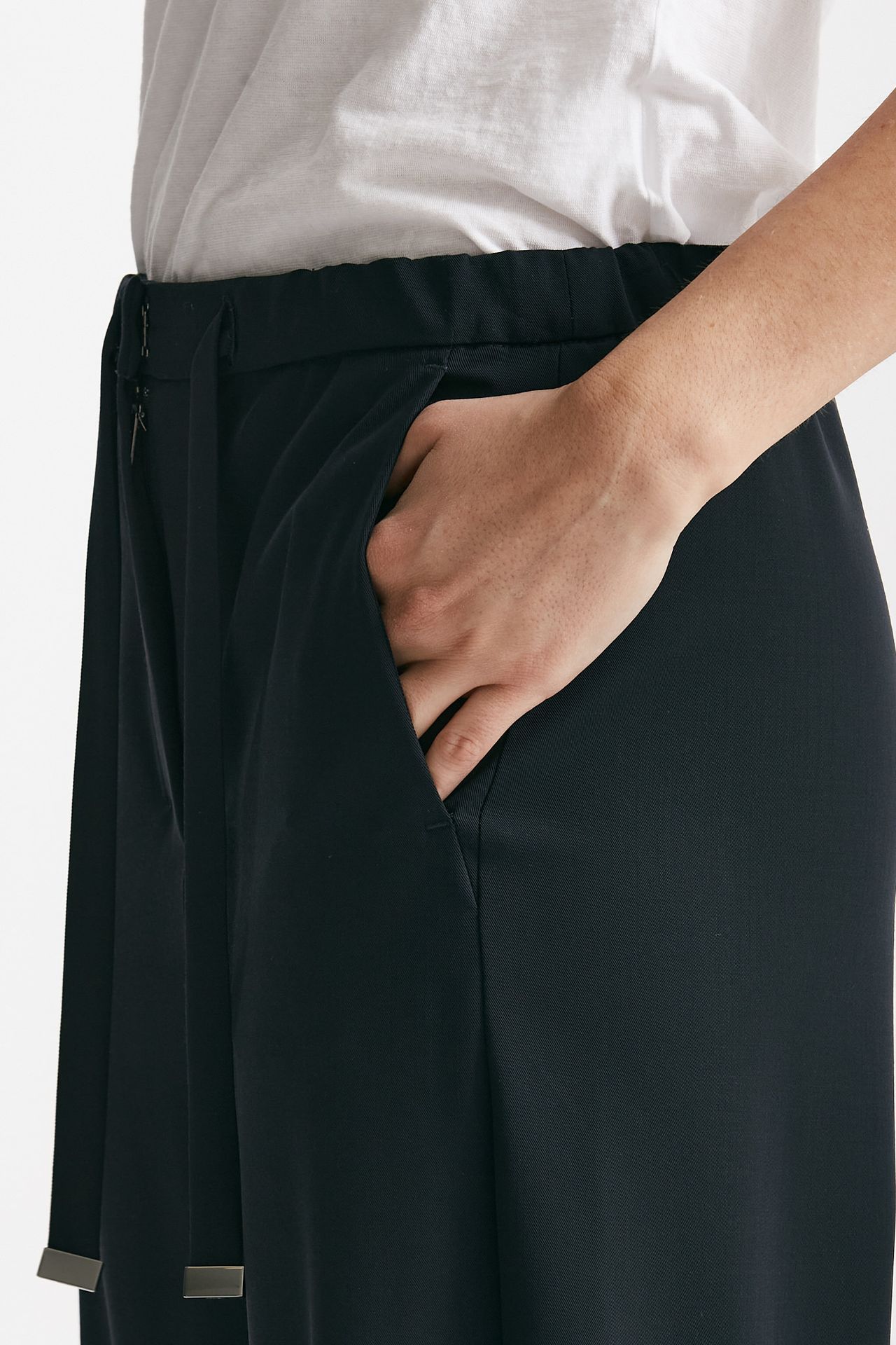 pantalone jogging in lana argenta blu navy women Max mara s - 4
