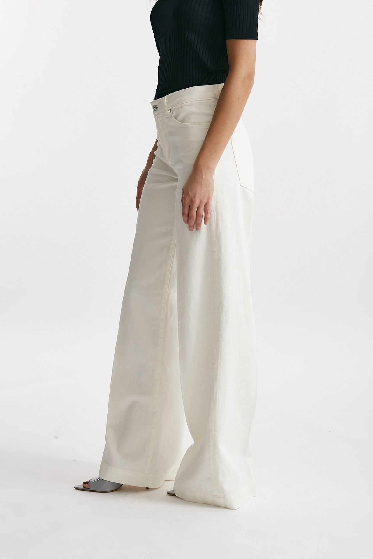 pantalone palazzo nadia bianco women Nine in the morning - 2