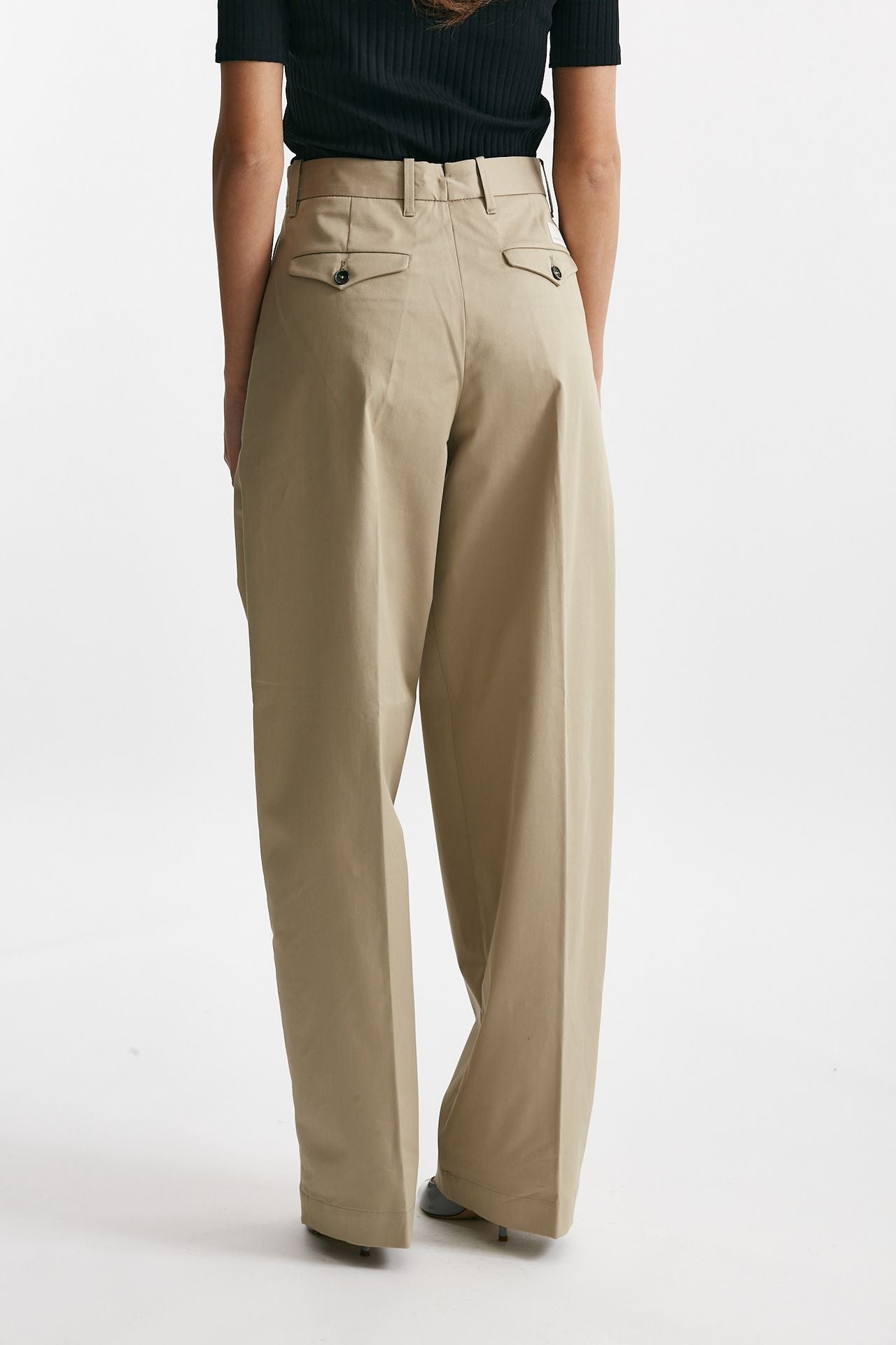 pantalone palazzo nancy beige women Nine in the morning - 3