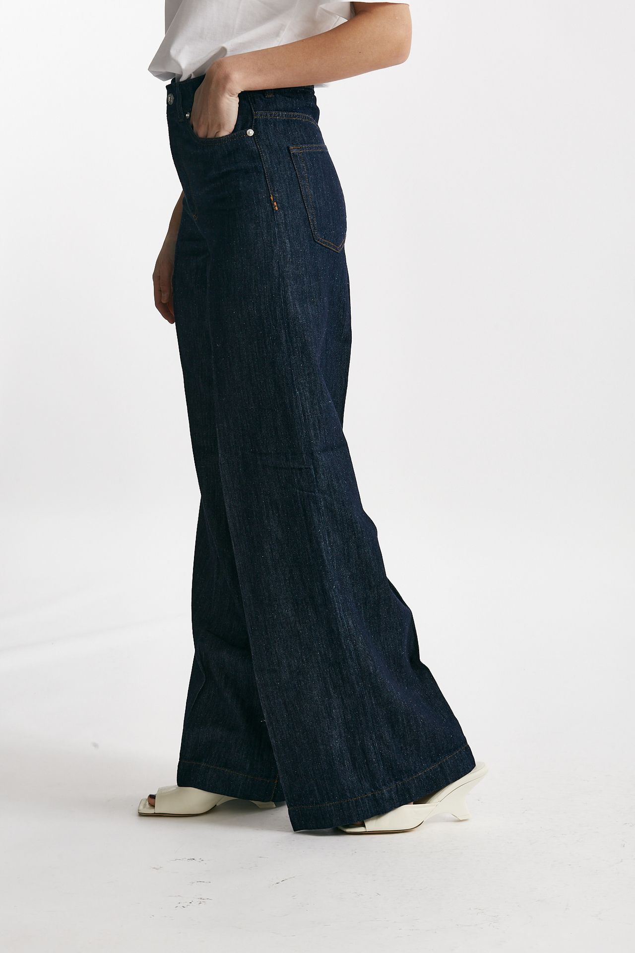 jeans palazzo lupe blu scuro women Nine in the morning - 2