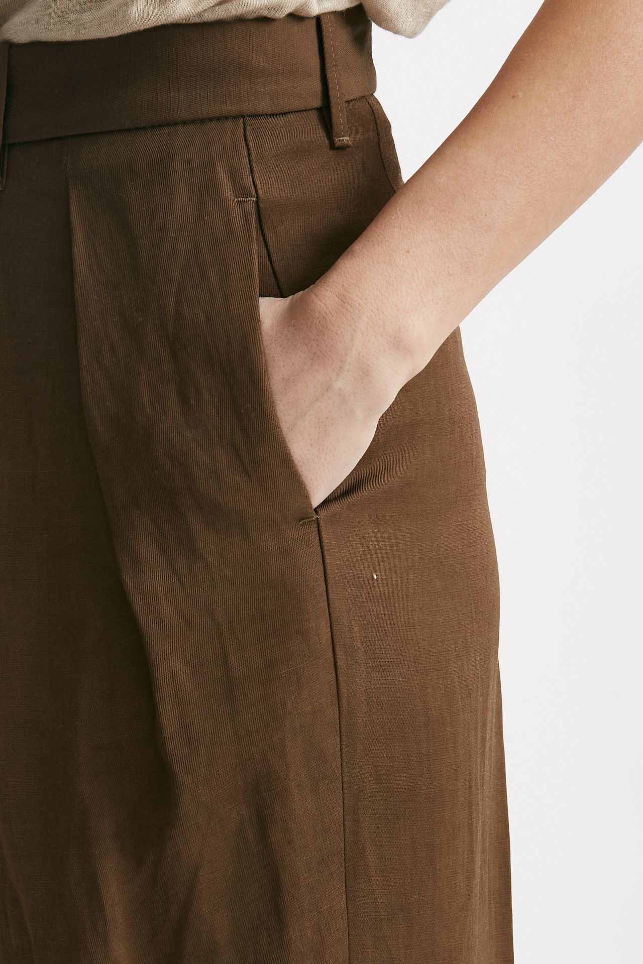 pantalone palazzo sandra tabacco women Nine in the morning - 6