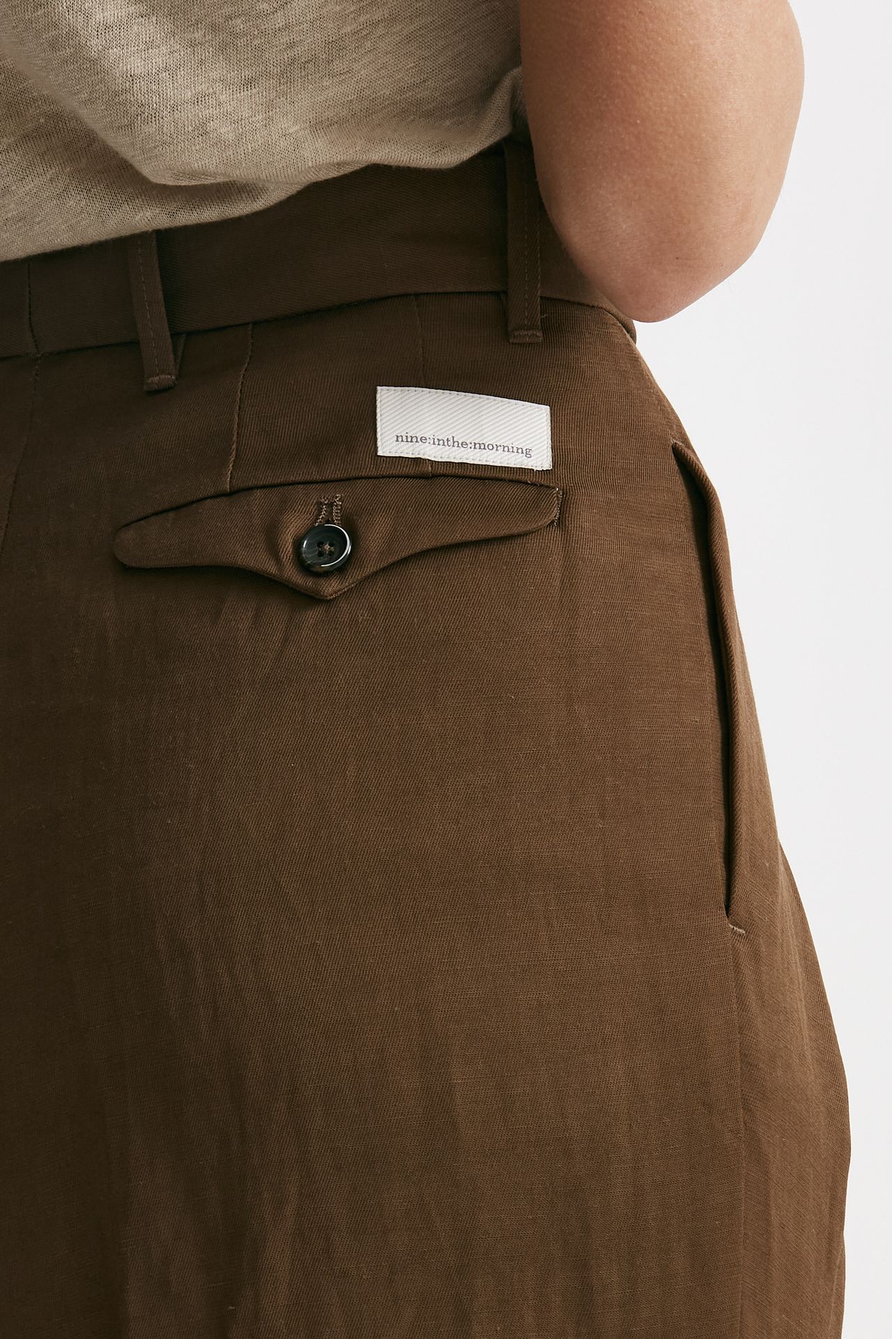 pantalone palazzo sandra tabacco women Nine in the morning - 7