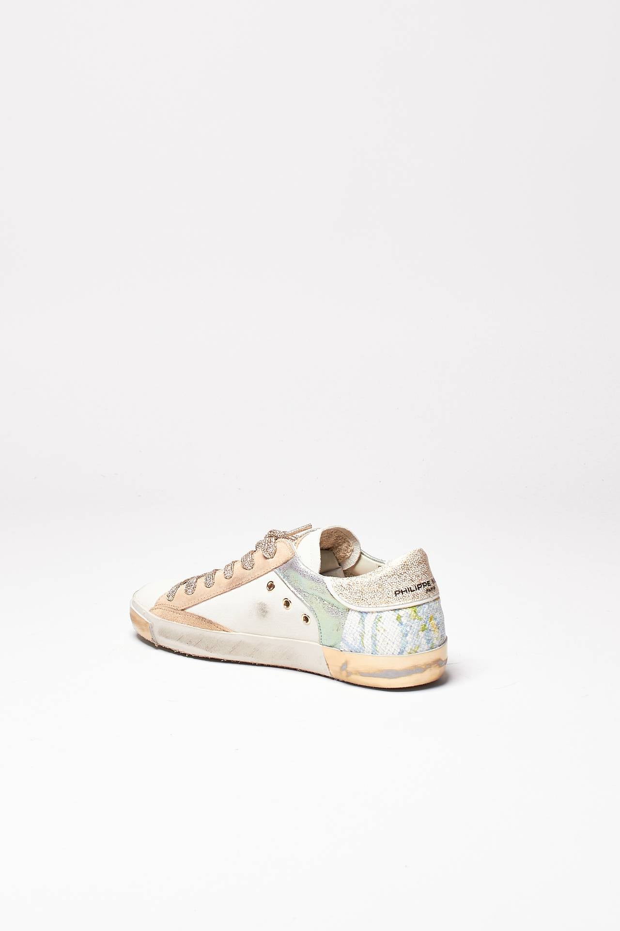 sneakers in pelle e suede paris – prld-vyx3 women Philippe model - 4