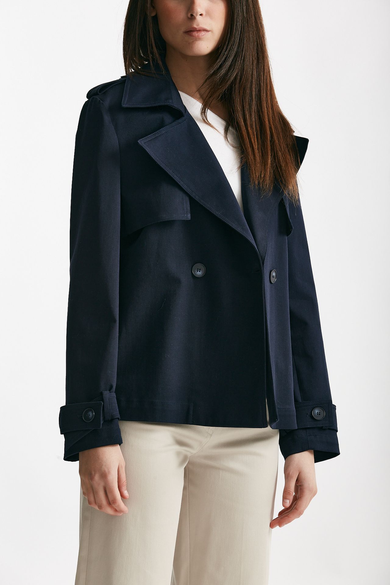 giacca corta blu women ( p - s ) - 4